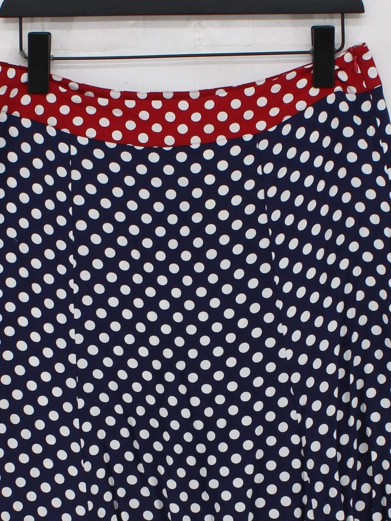 Boden Women's Midi Skirt UK 12 Multi Polkadot 100% Viscose Midi A-Line - Image 3