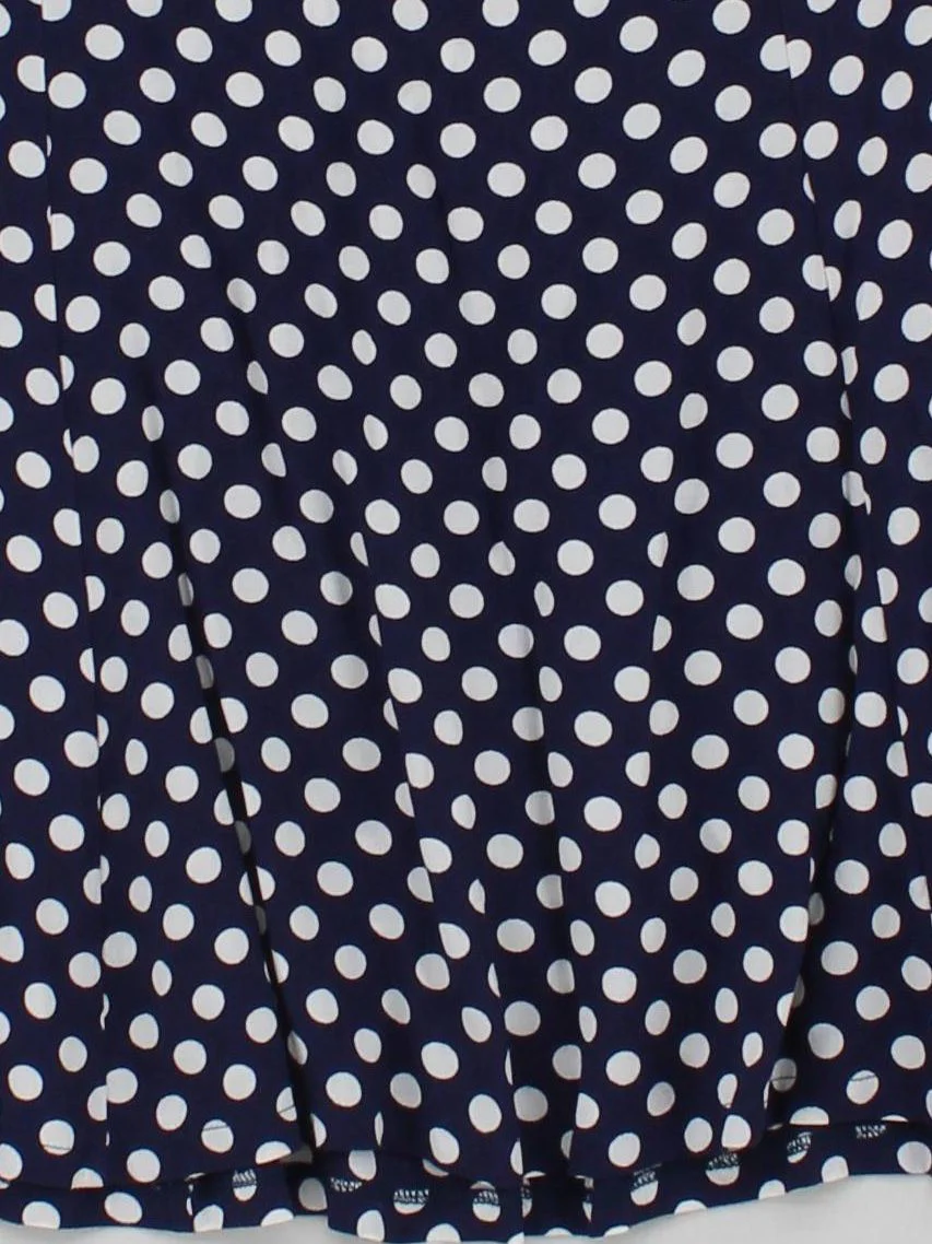 Boden Women's Midi Skirt UK 12 Multi Polkadot 100% Viscose Midi A-Line - Image 4