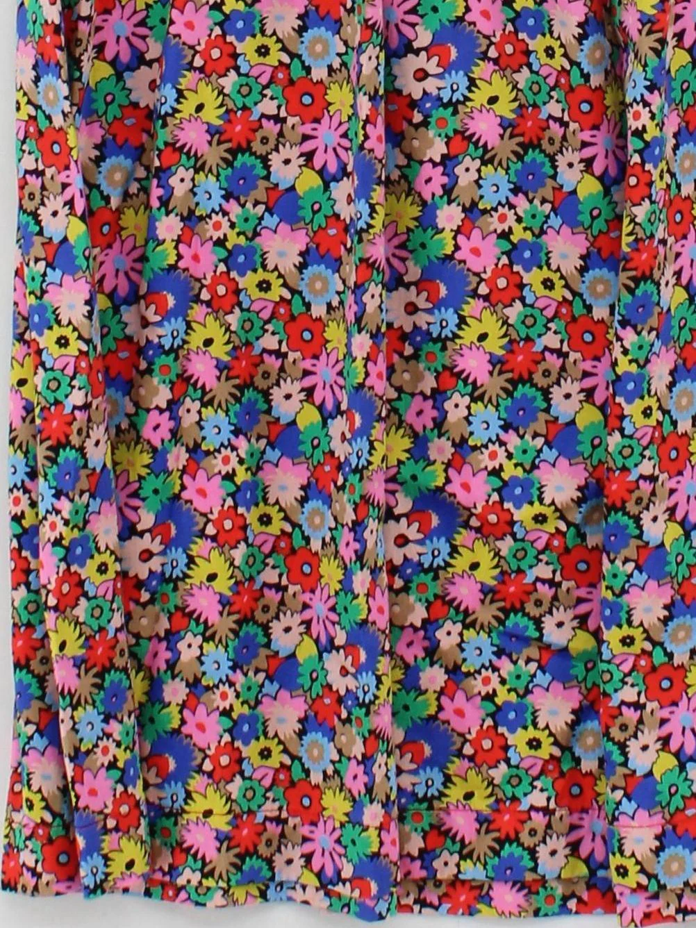 Boden Women's Midi Skirt UK 14 Multi Floral 100% Cotton Midi A-Line - Image 4