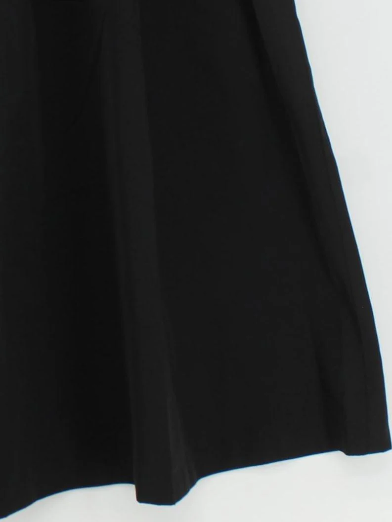 Boden Women's Midi Skirt UK 18 Black Polyester with Cotton Midi Pleated - Image 4
