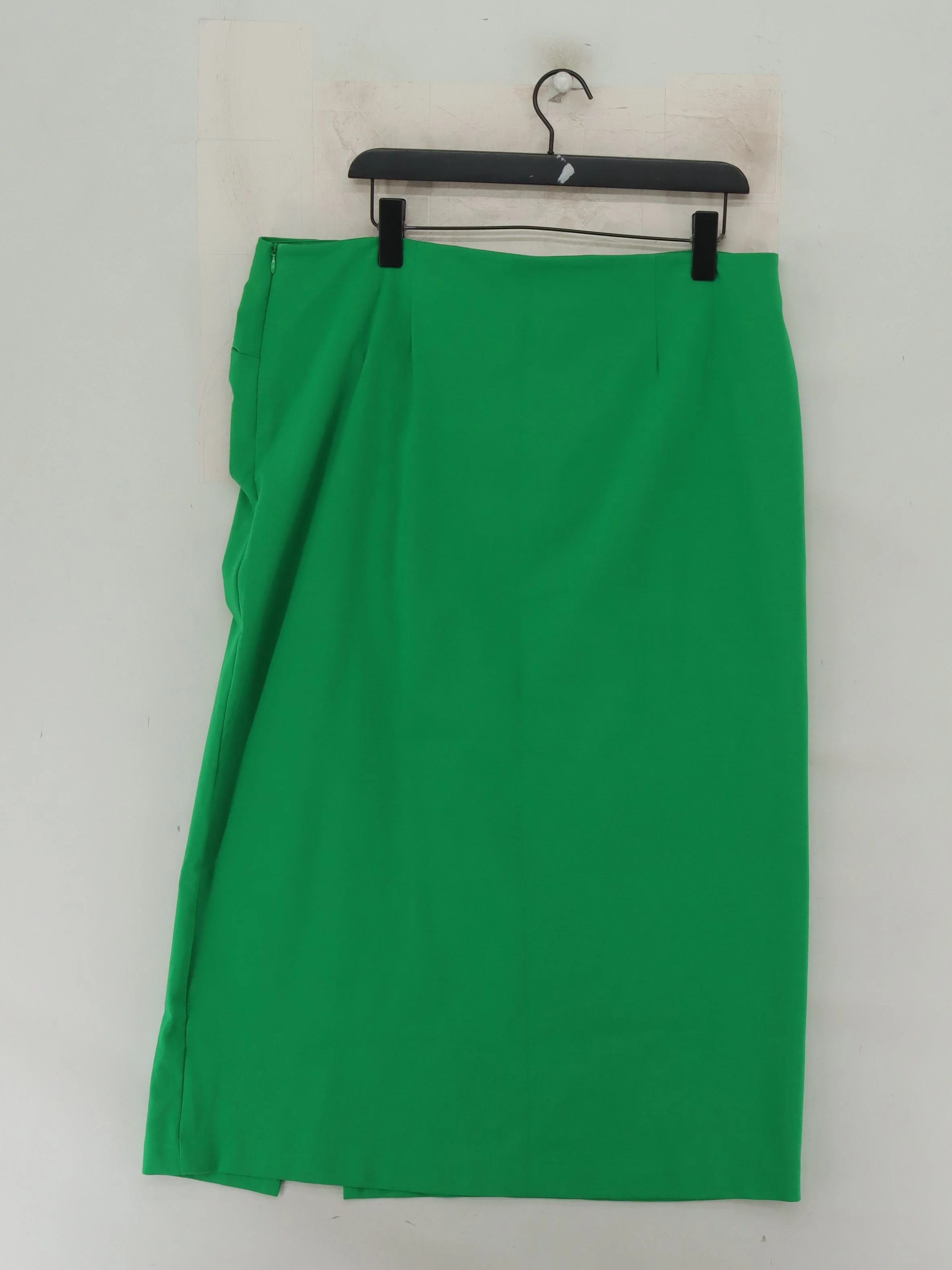Boden Women's Midi Skirt UK 20 Green Cotton with Polyamide, Elastane Midi Wrap - Image 2