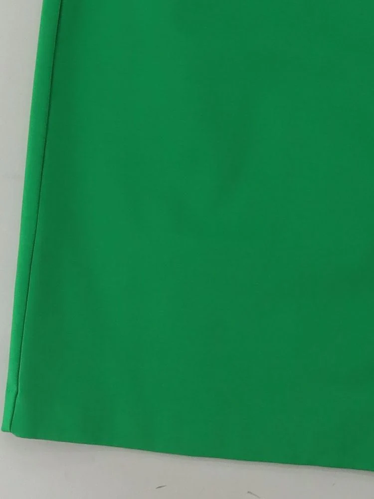 Boden Women's Midi Skirt UK 20 Green Cotton with Polyamide, Elastane Midi Wrap - Image 4