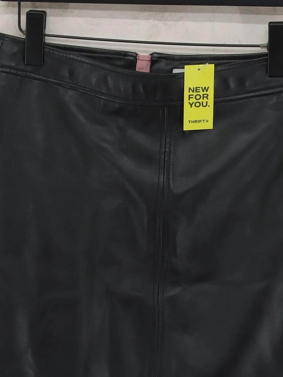 Boden Women's Mini Skirt M Black 100% Leather Short Mini - Image 3