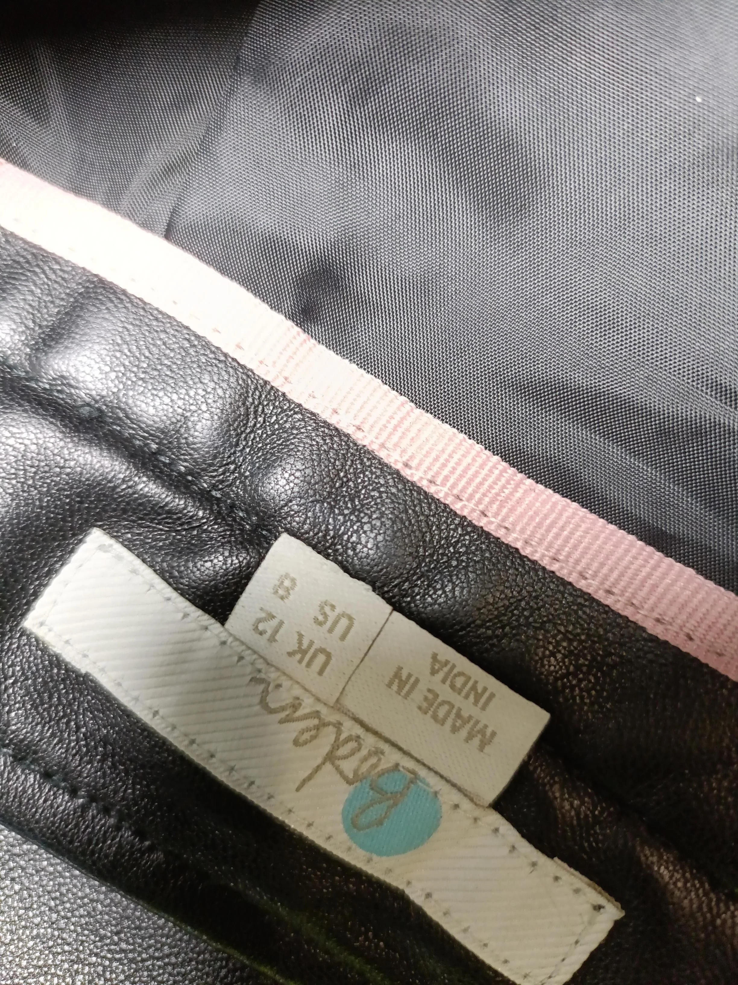 Boden Women's Mini Skirt M Black 100% Leather Short Mini - Image 5