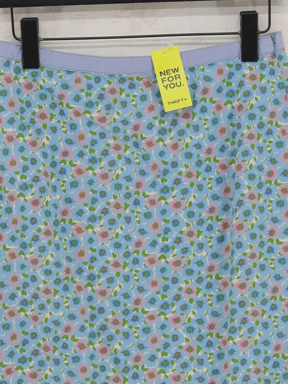 Boden Women's Mini Skirt S Blue Floral 100% Cotton Short Mini - Image 3