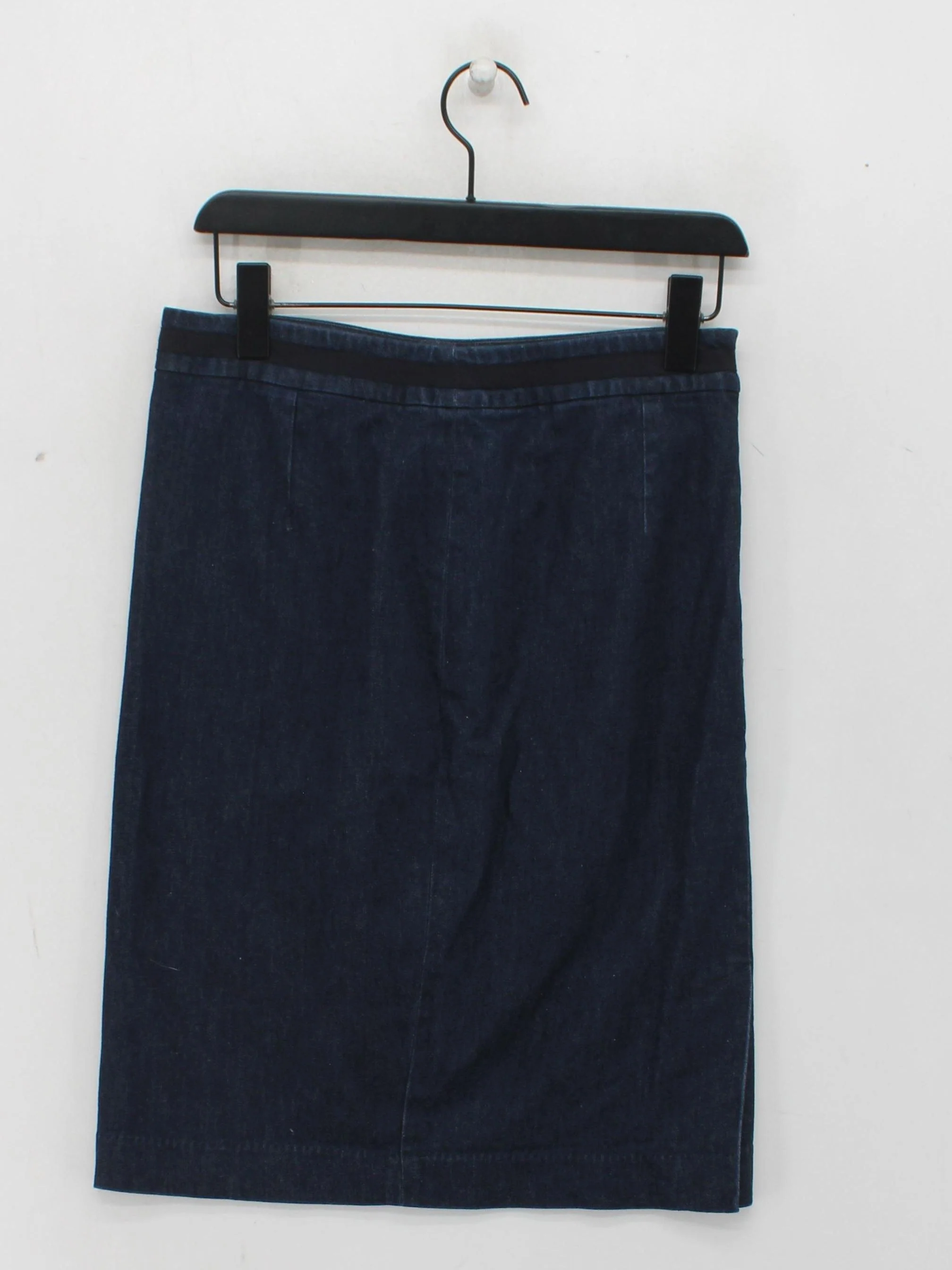 Boden Women's Mini Skirt UK 10 Blue Cotton with Elastane Short Mini - Image 2