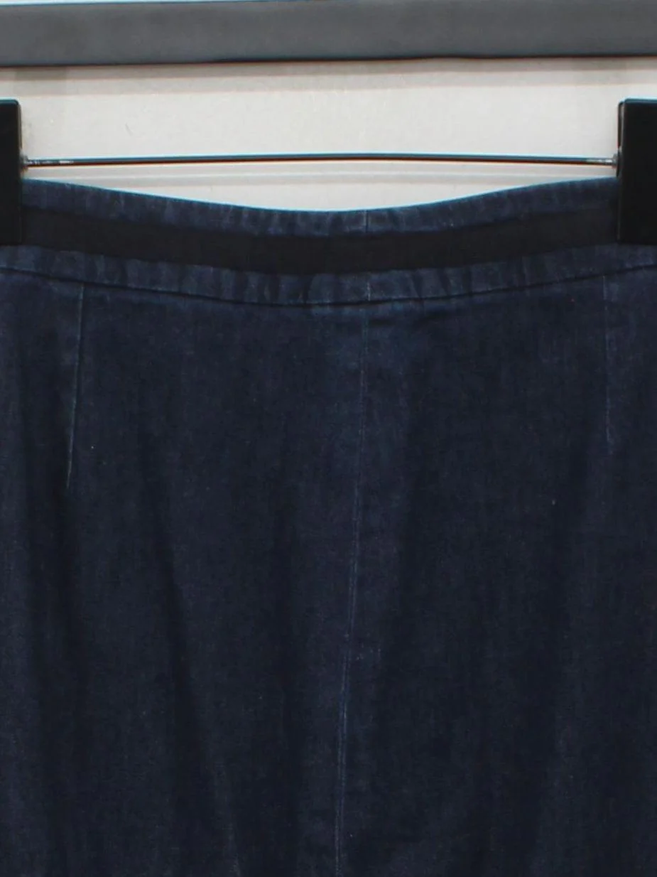 Boden Women's Mini Skirt UK 10 Blue Cotton with Elastane Short Mini - Image 3