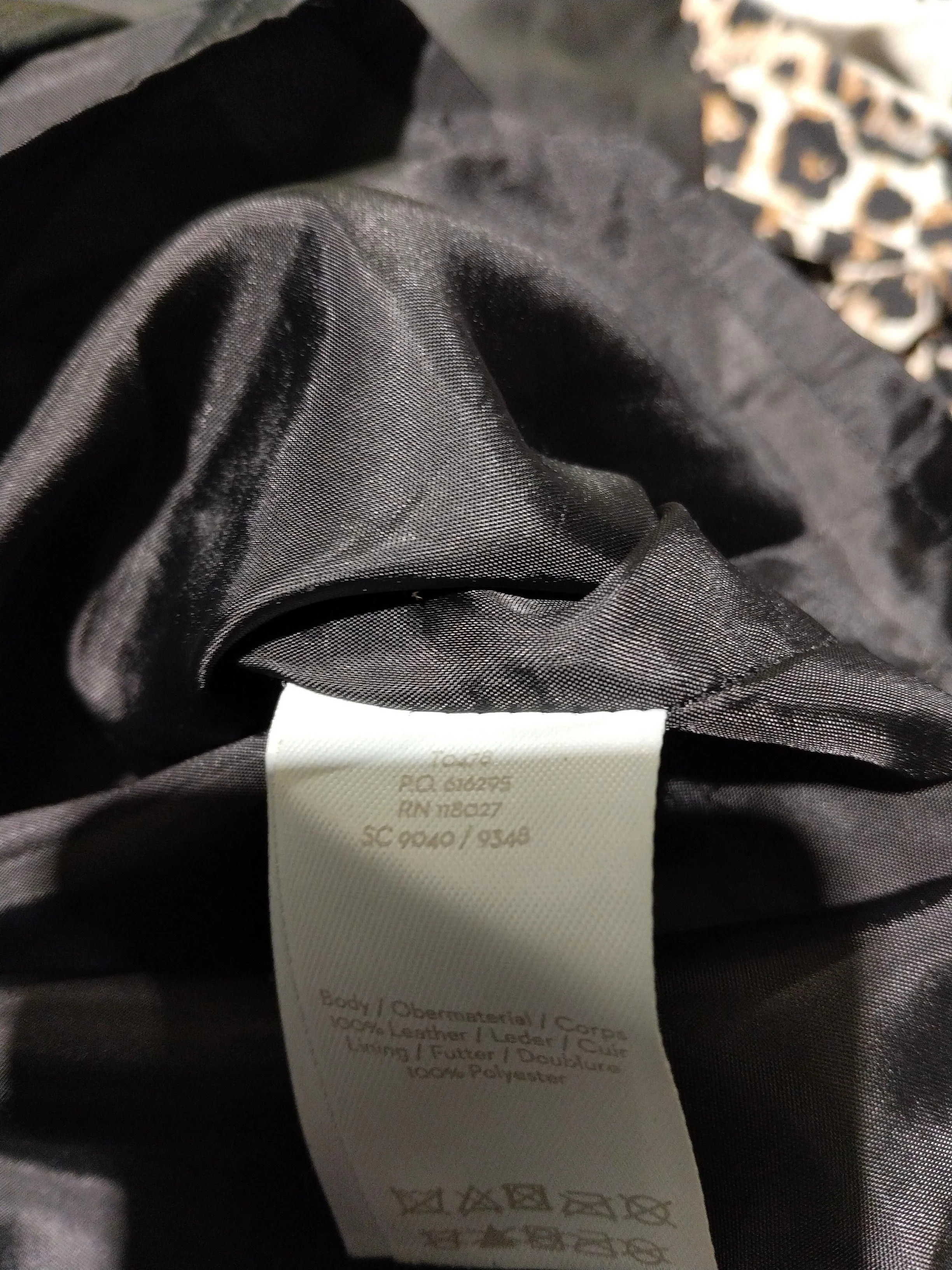 Boden Women's Mini Skirt UK 12 Black Leather with Polyester Short Mini - Image 6