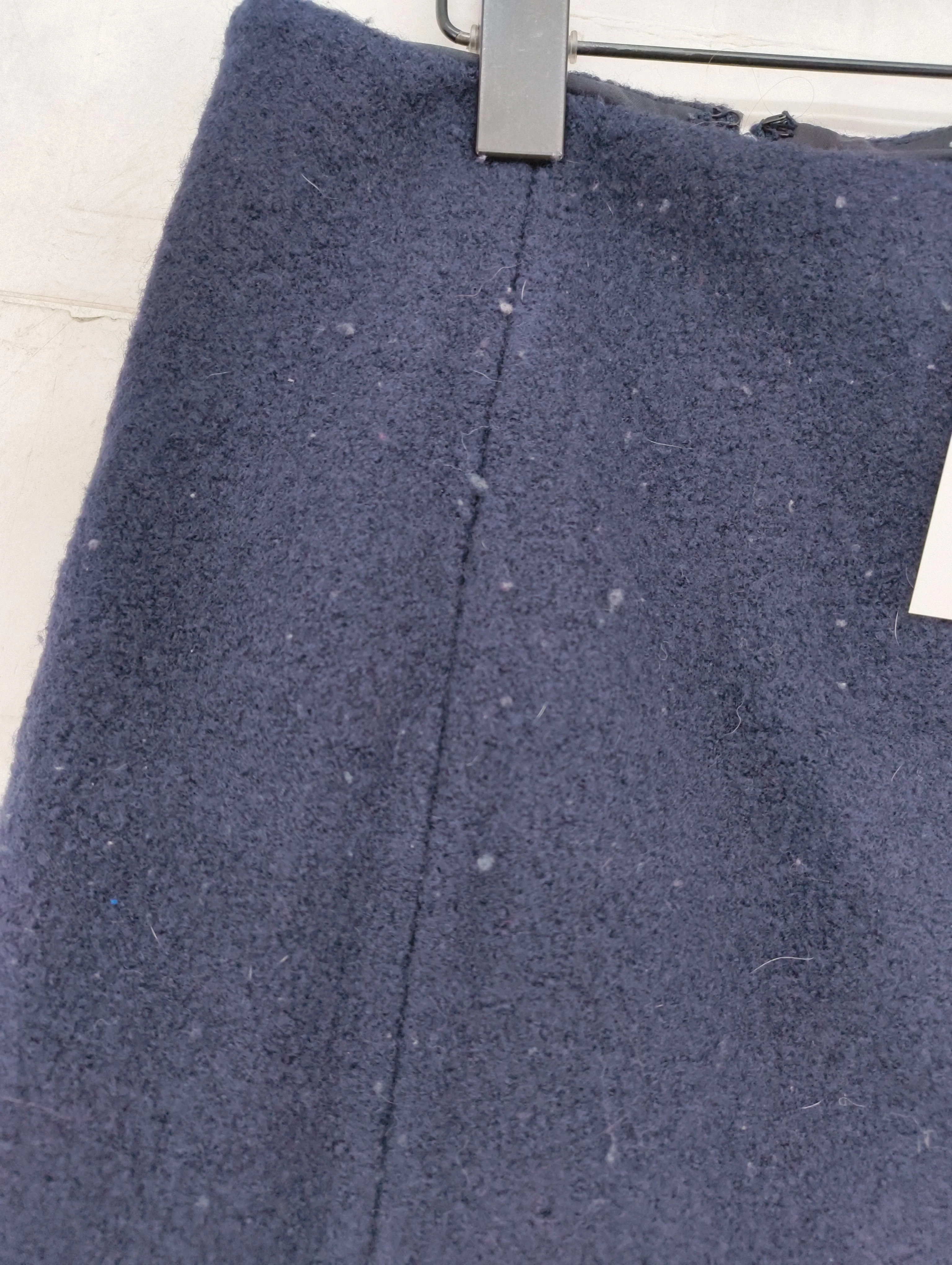 Boden Women's Mini Skirt UK 12 Blue 100% Wool Short Mini - Image 5