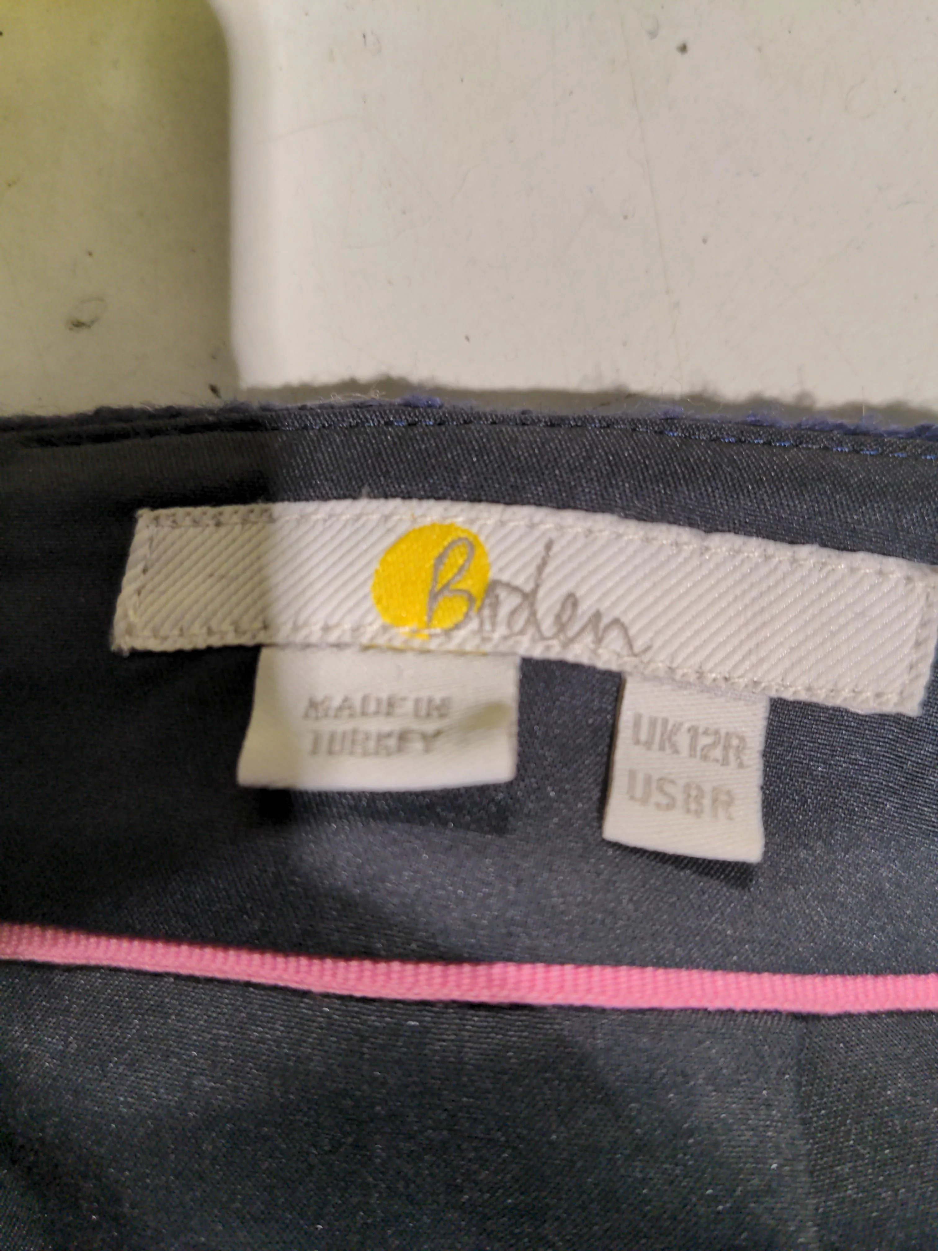Boden Women's Mini Skirt UK 12 Blue 100% Wool Short Mini - Image 6