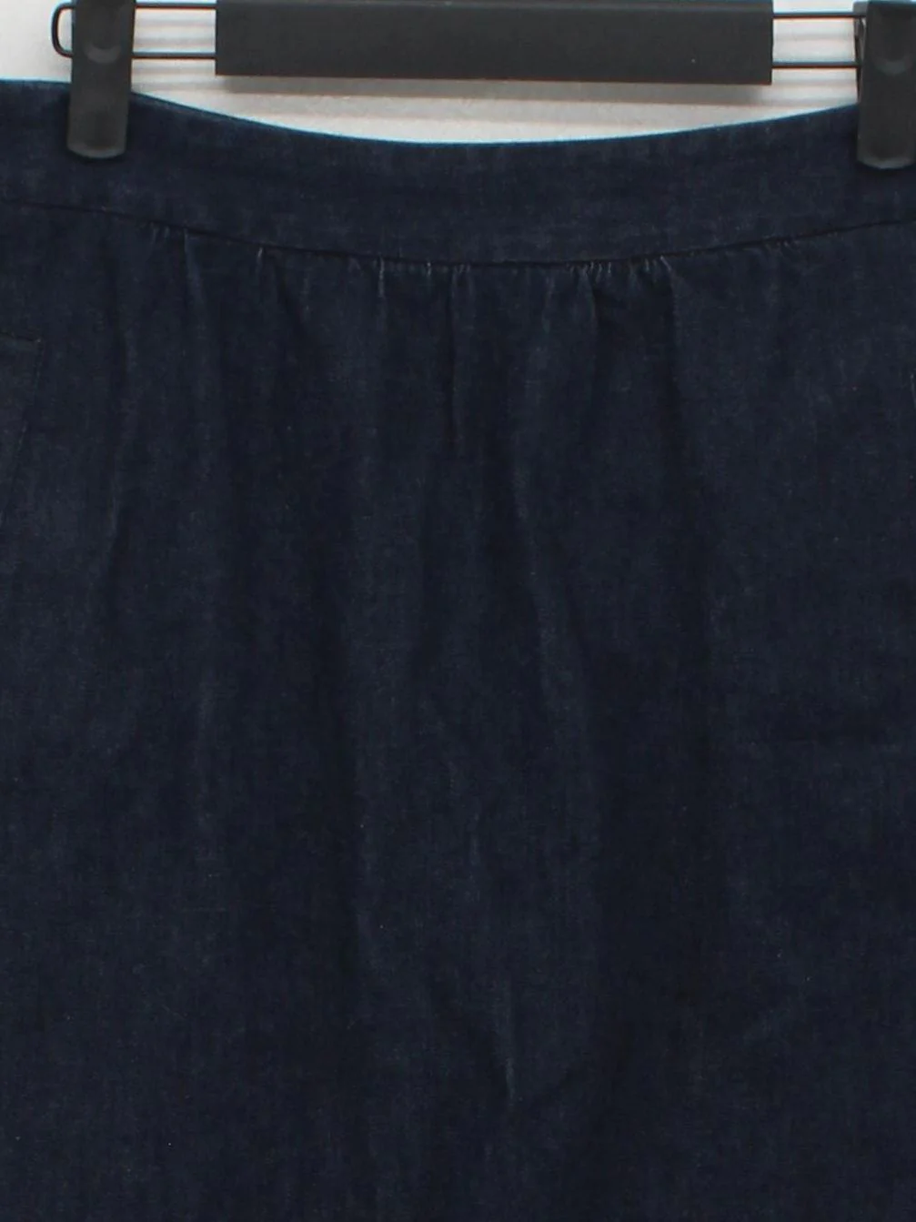 Boden Women's Mini Skirt UK 12 Blue Cotton with Elastane Short Mini - Image 3