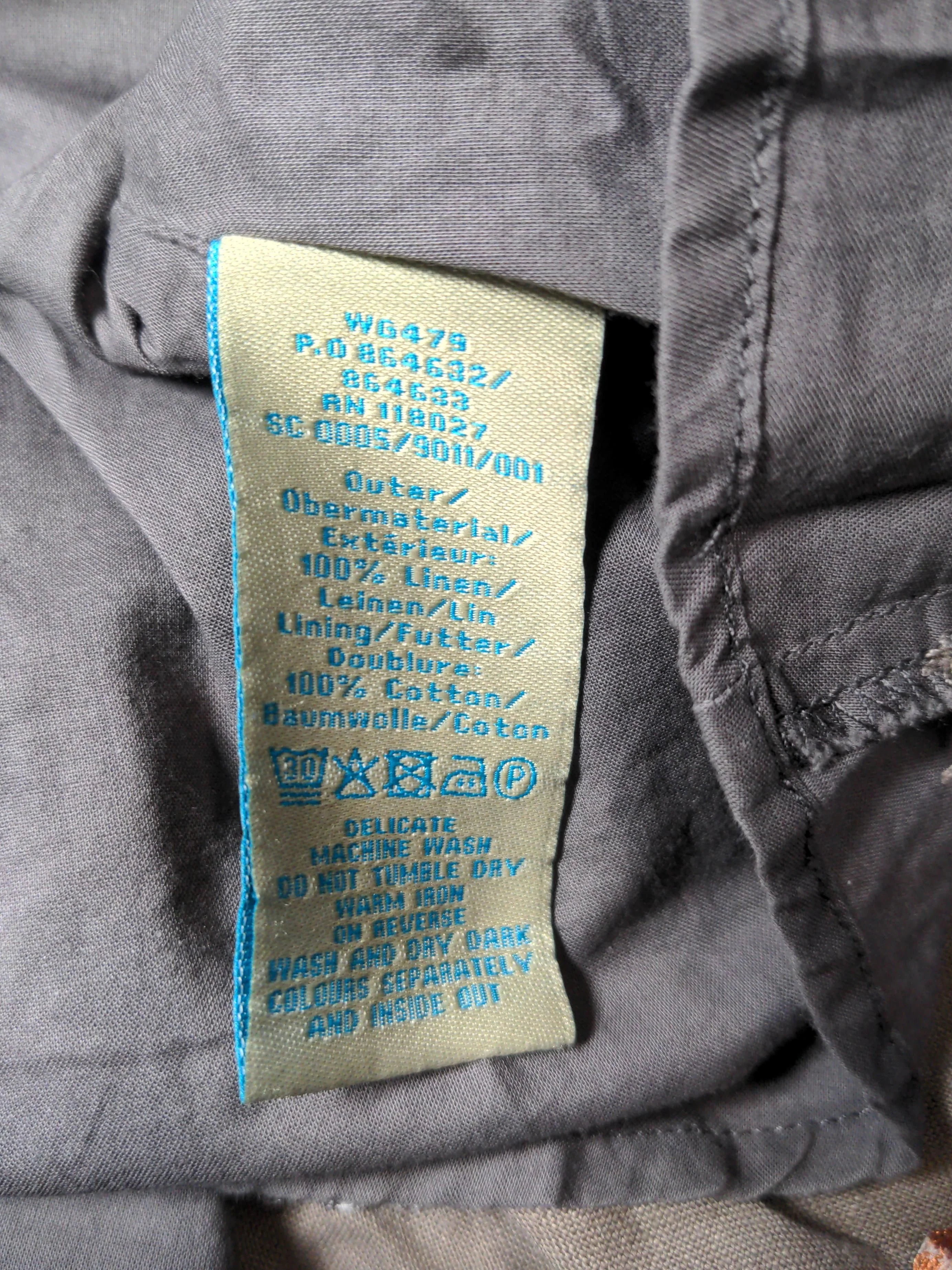 Boden Women's Mini Skirt UK 14 Grey Linen with Cotton Short Mini - Image 6