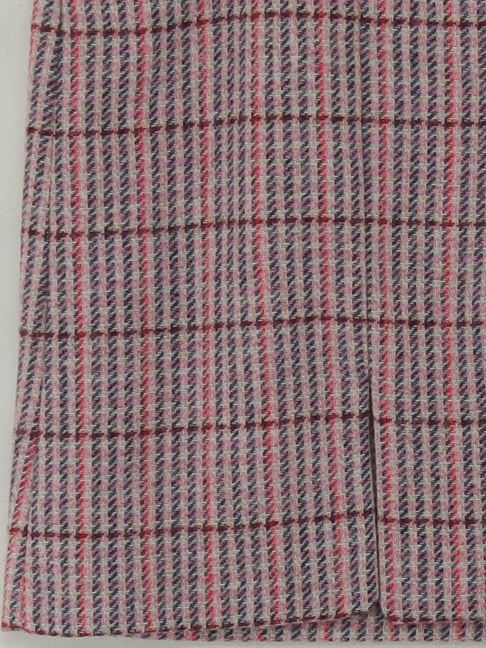 Boden Women's Mini Skirt UK 14 Multi Checkered Wool with Polyester Short Mini - Image 4