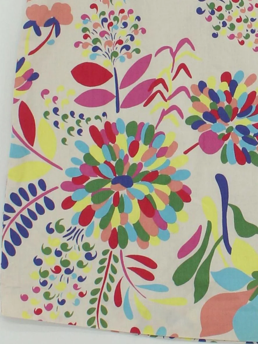 Boden Women's Mini Skirt UK 14 Multi Floral 100% Cotton Short Mini - Image 4