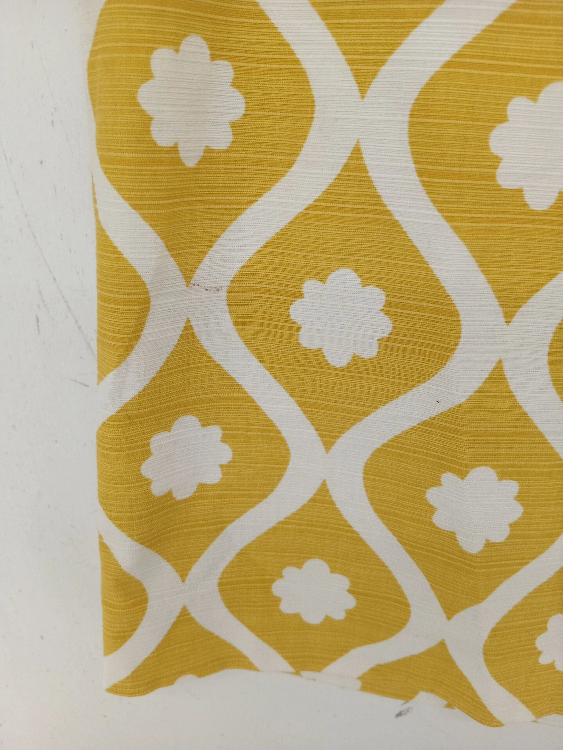 Boden Women's Mini Skirt UK 14 Yellow Cotton with Elastane, Polyester Mini - Image 5