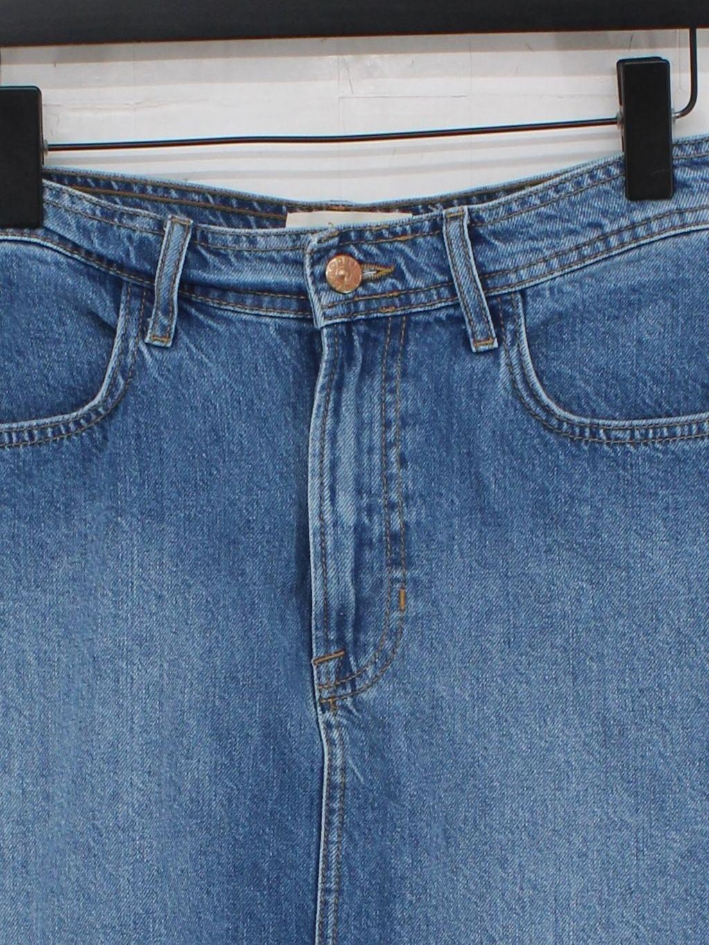 Boden Women's Mini Skirt UK 8 Blue 100% Cotton Short Mini - Image 3