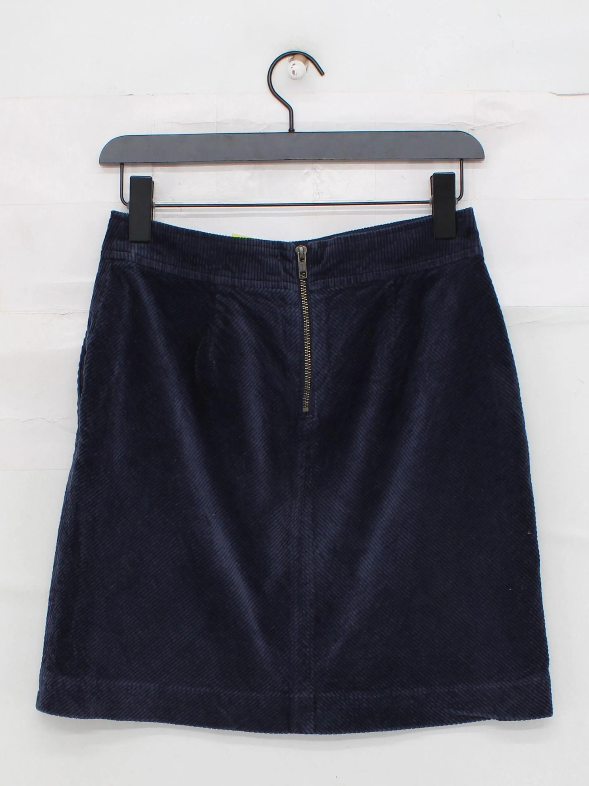 Boden Women's Mini Skirt UK 8 Blue Cotton with Elastane Short Mini - Image 2