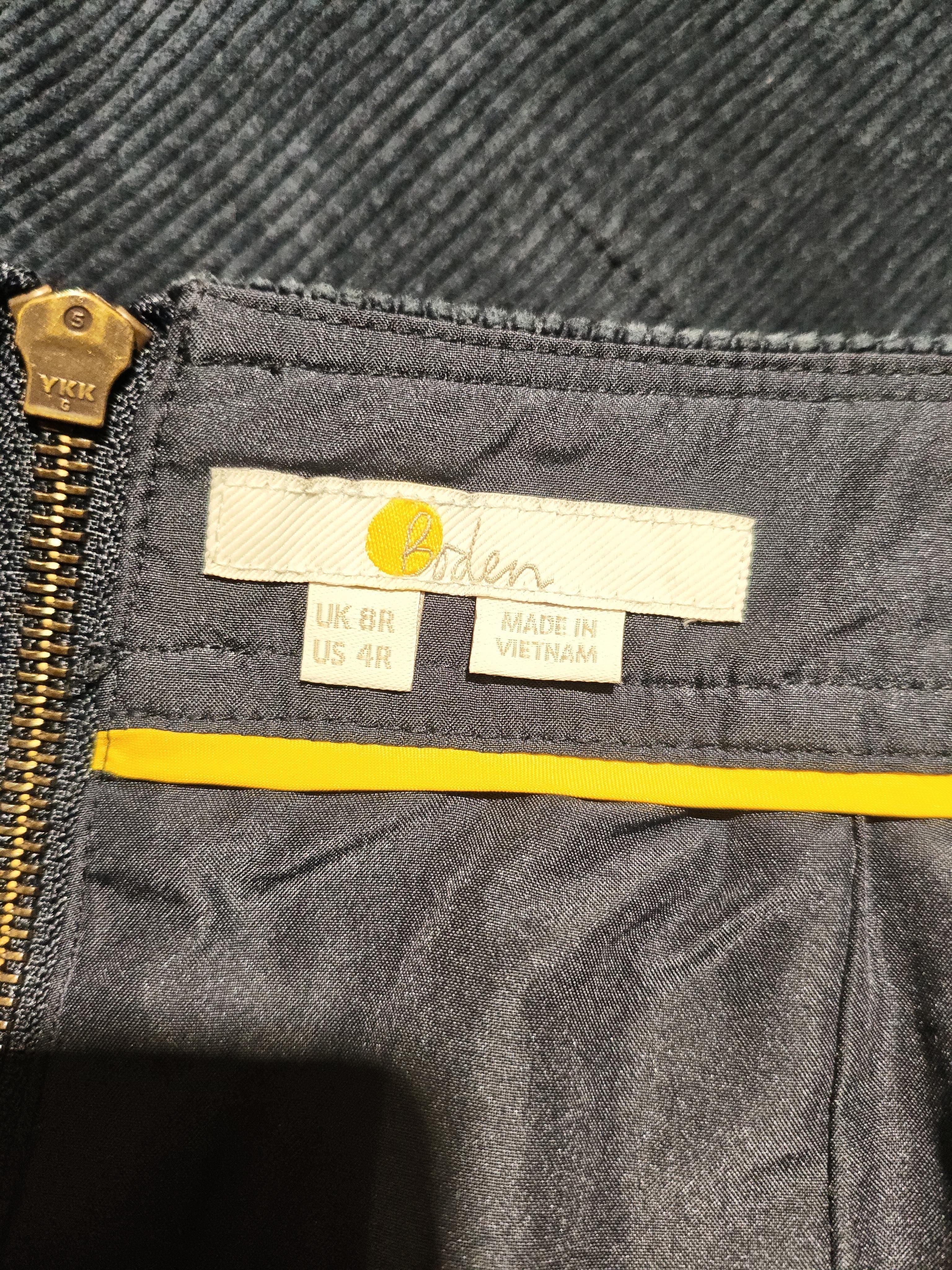 Boden Women's Mini Skirt UK 8 Blue Cotton with Elastane Short Mini - Image 5