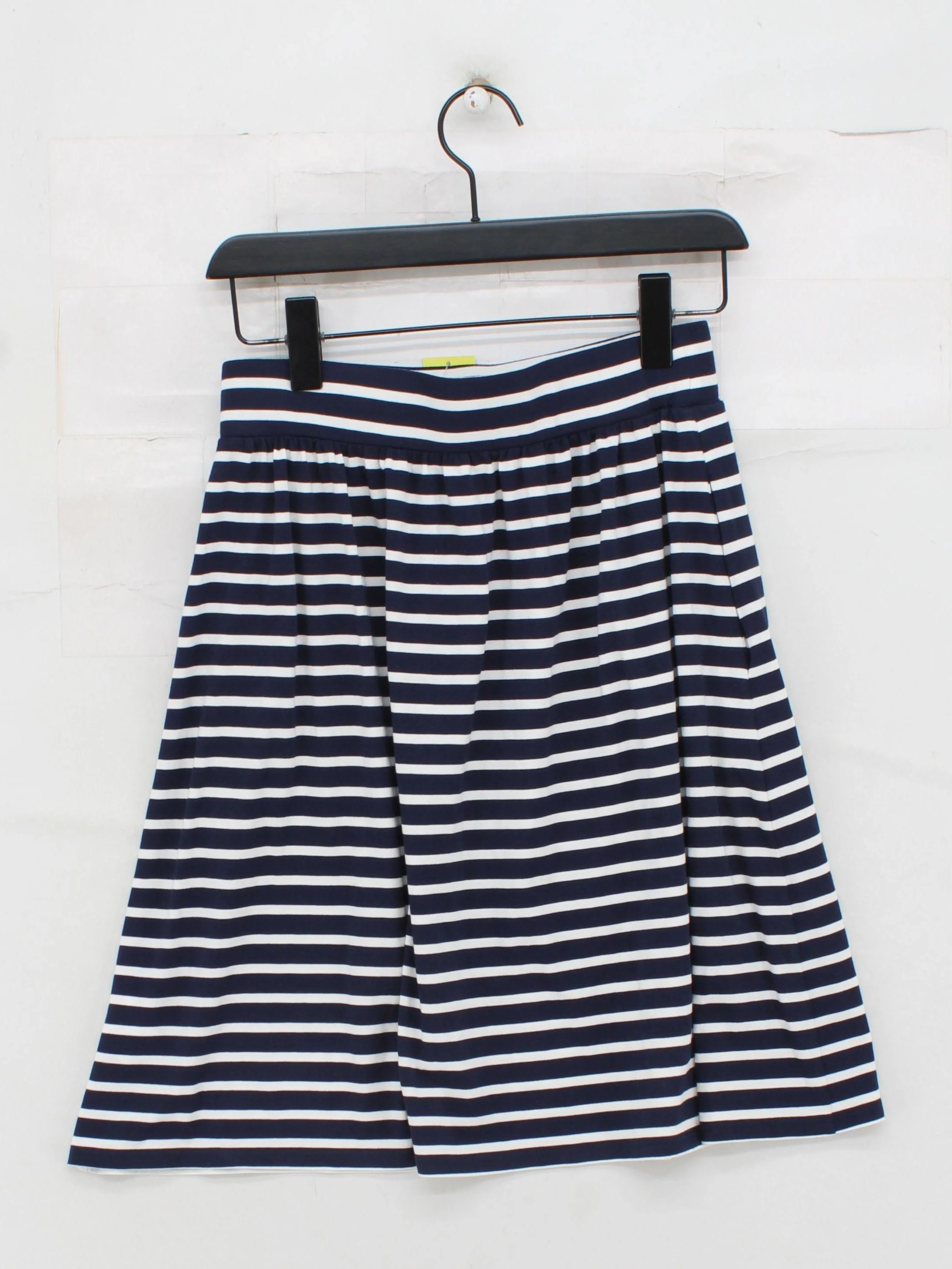 Boden Women's Mini Skirt UK 8 Blue Striped Viscose with Elastane Short Mini - Image 2