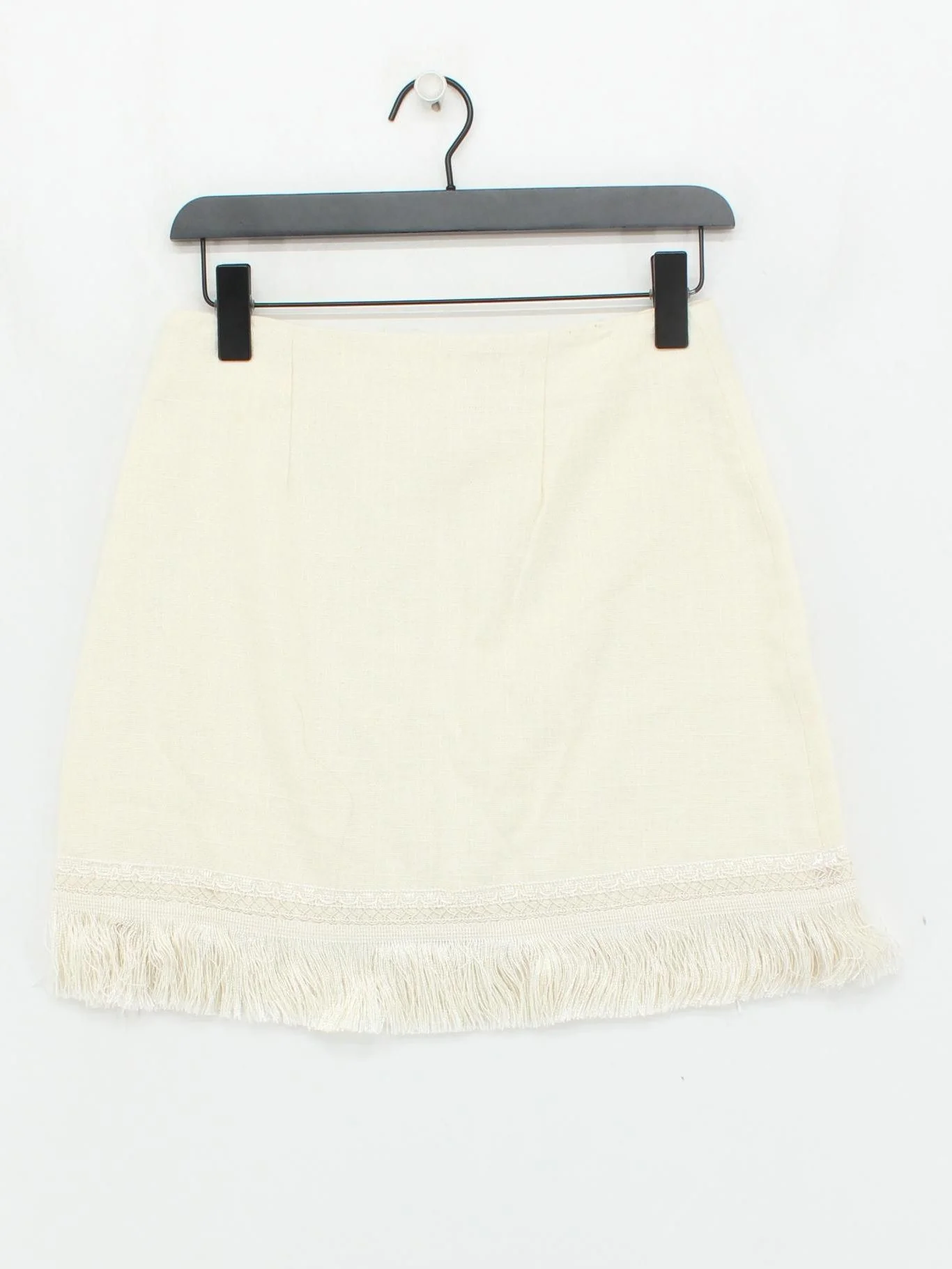 Boden Women's Mini Skirt UK 8 Cream 100% Other Short Mini - Image 2