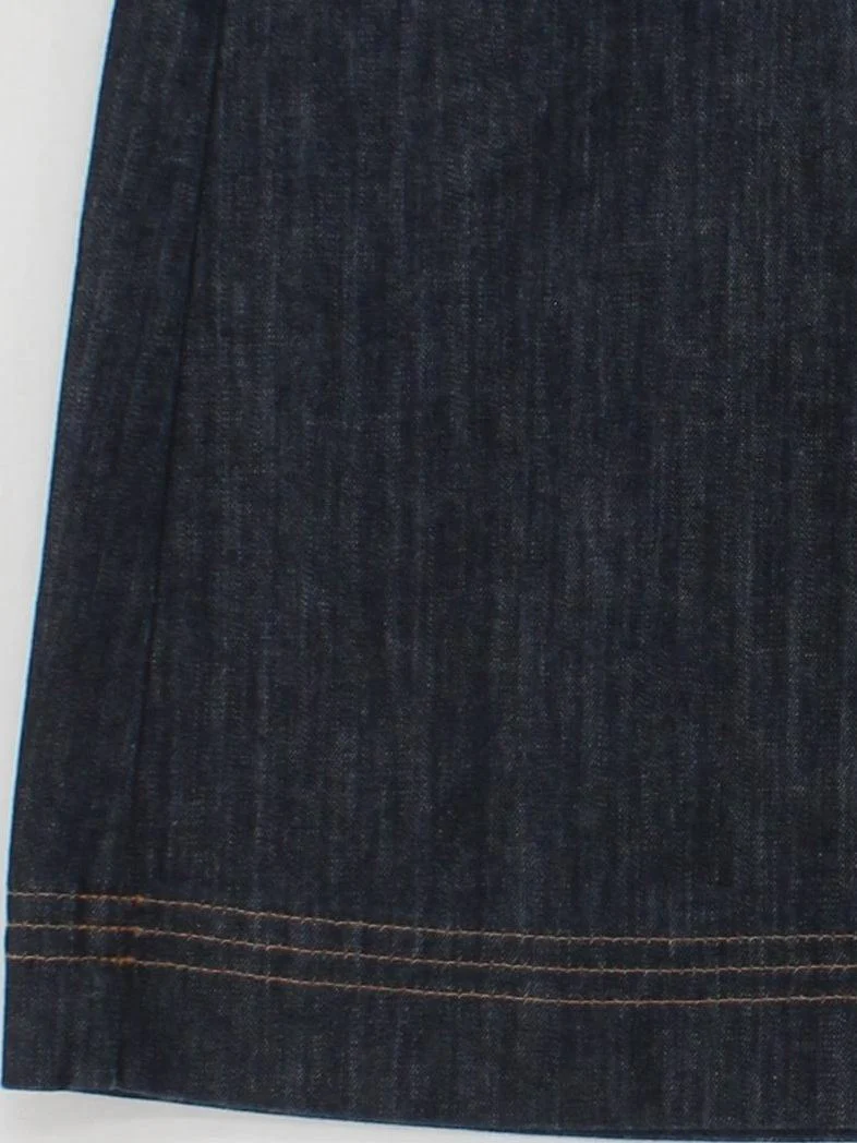 Boden Women's Mini Skirt W 32 in Blue Cotton with Elastane Short Mini - Image 4