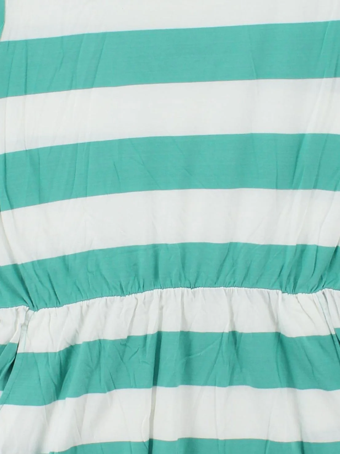 Boden Women's Playsuit UK 16 Green Striped Lyocell Modal with Cotton Playsuit - Image 3