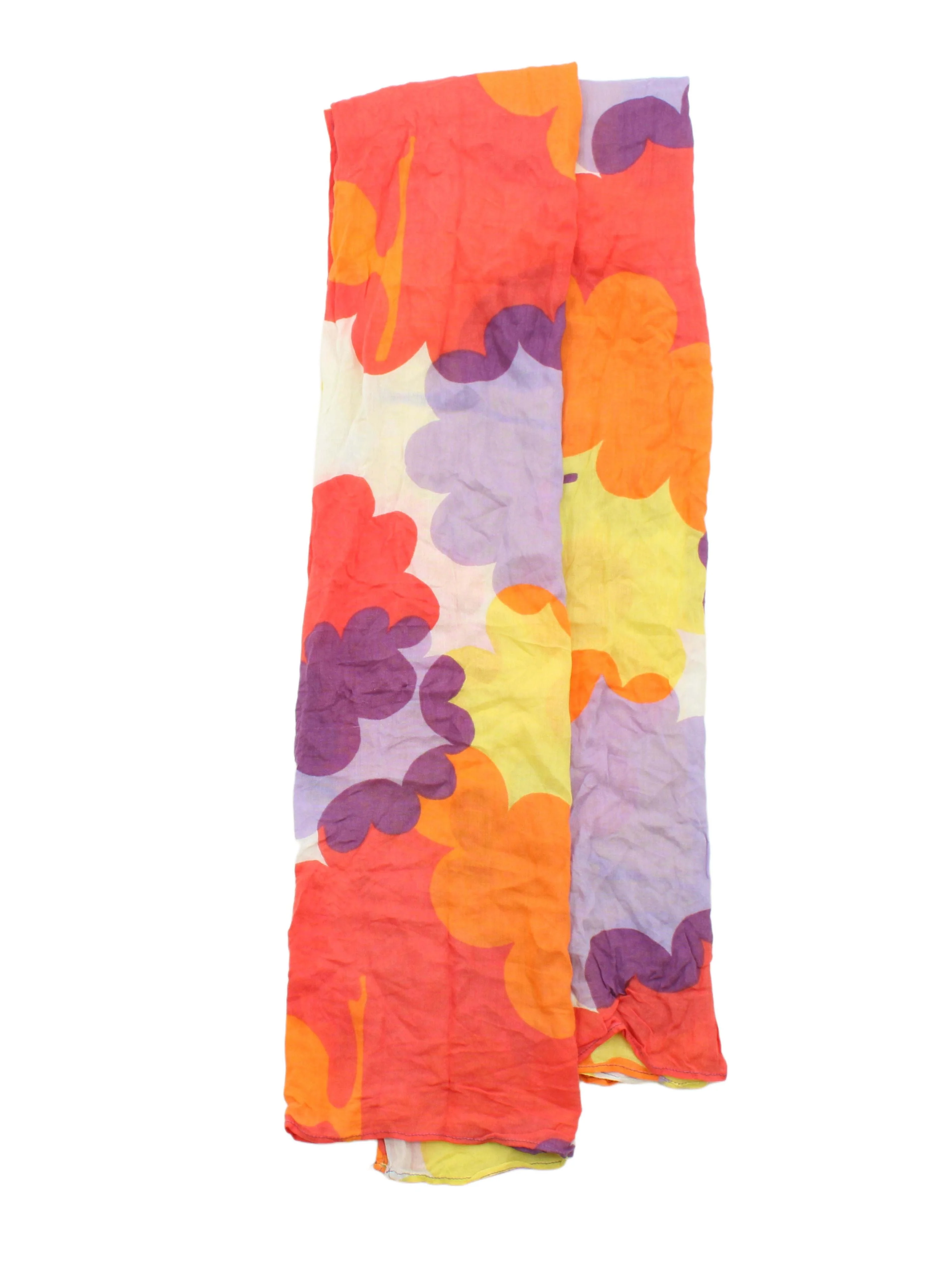 Boden Women's Scarf Multi Floral 100% Viscose Rectangle Scarf