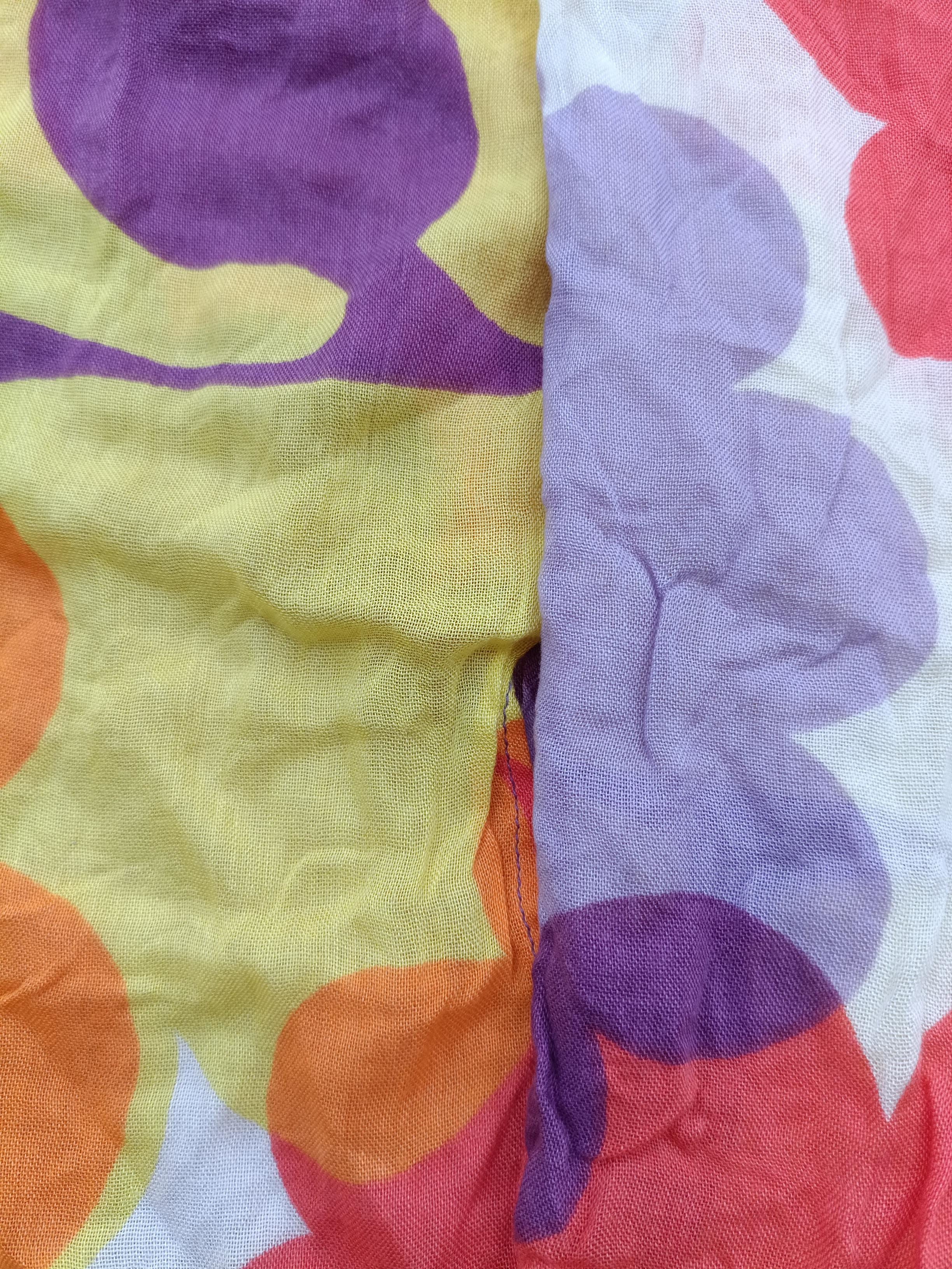 Boden Women's Scarf Multi Floral 100% Viscose Rectangle Scarf - Image 3