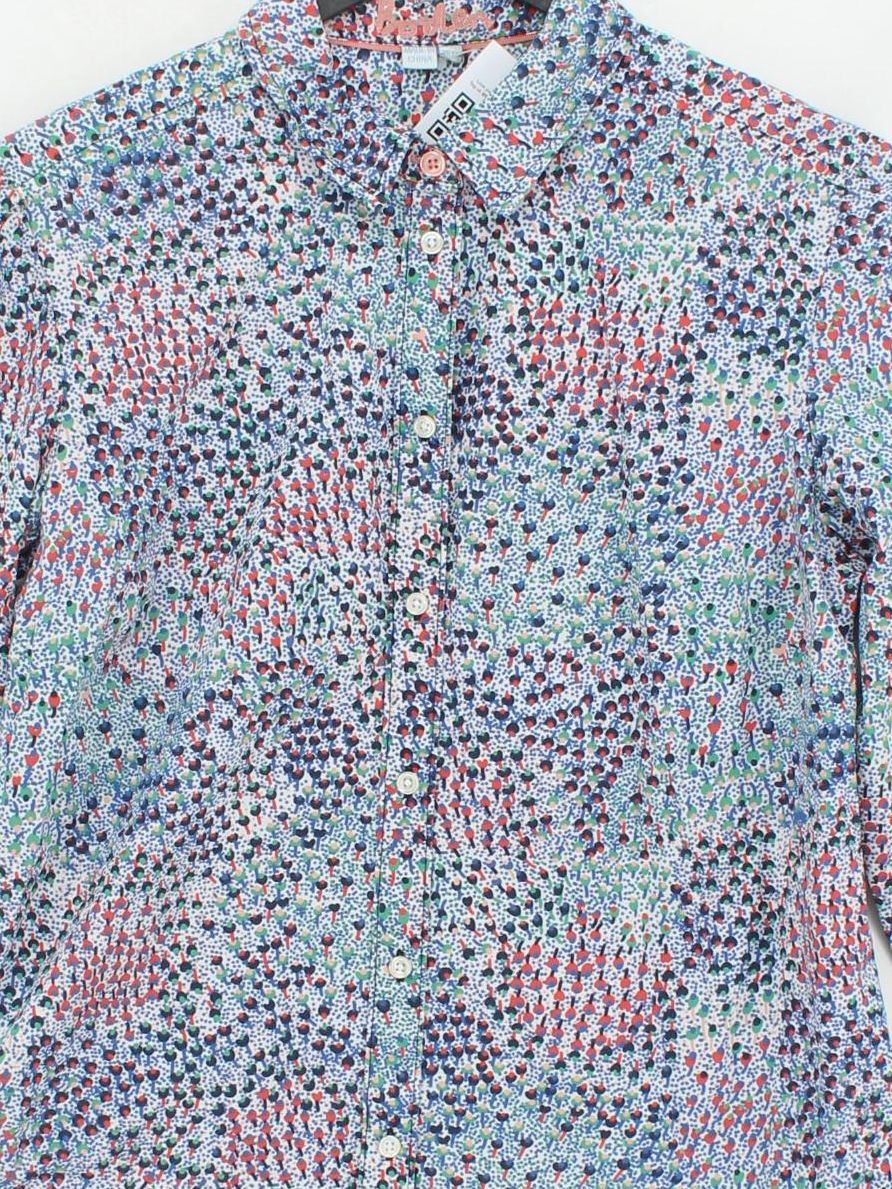 Boden Women's Shirt UK 10 Multi 100% Cotton Long Sleeve Collared Basic - Image 3