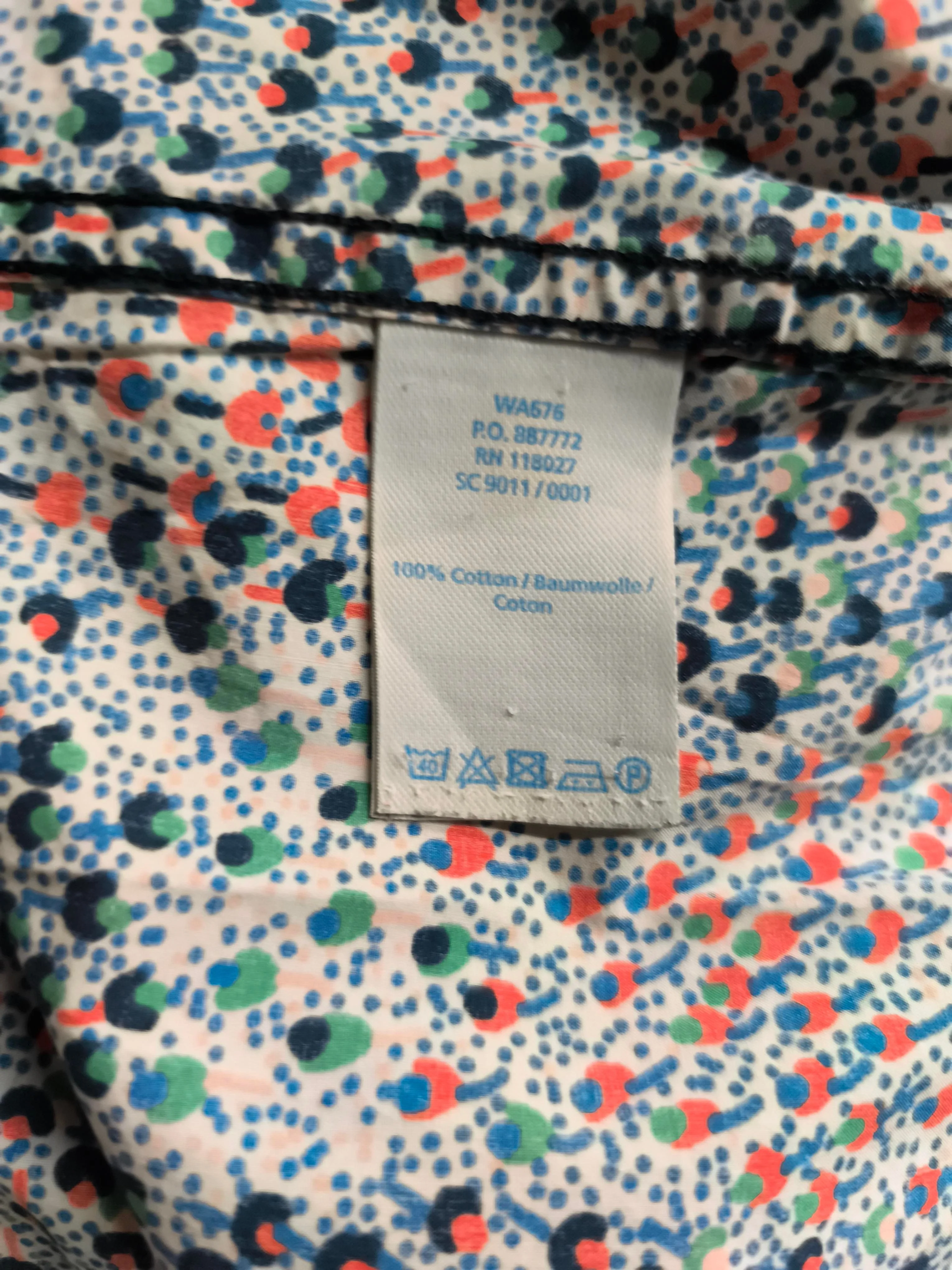 Boden Women's Shirt UK 10 Multi 100% Cotton Long Sleeve Collared Basic - Image 6