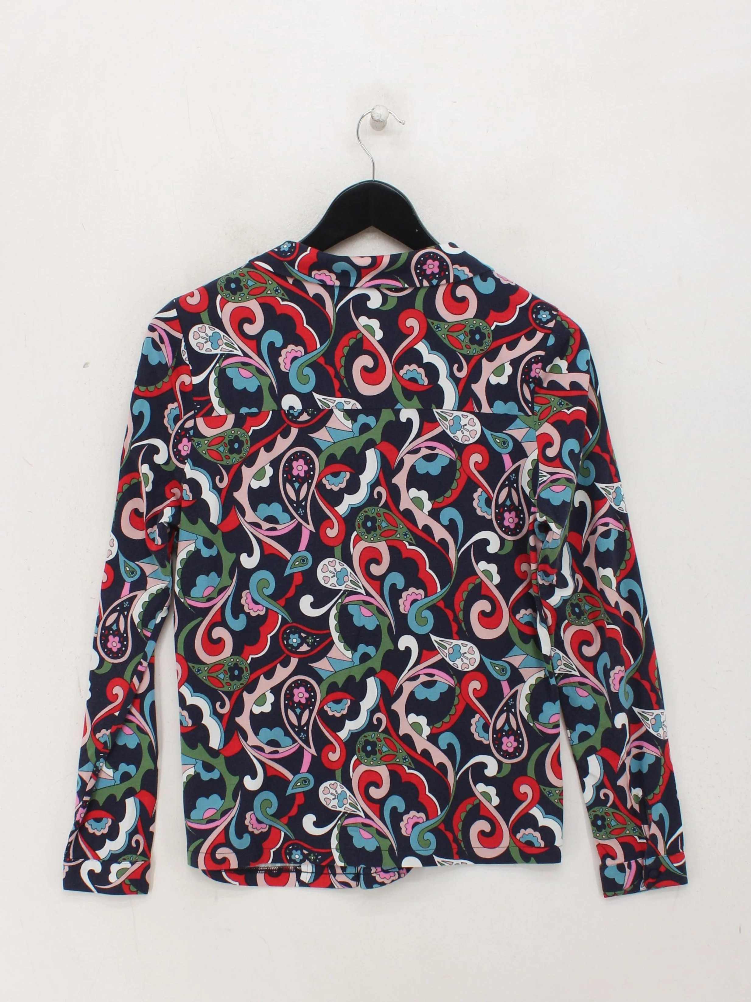 Boden Women's Shirt UK 12 Multi Viscose with Cotton Basic - Image 2