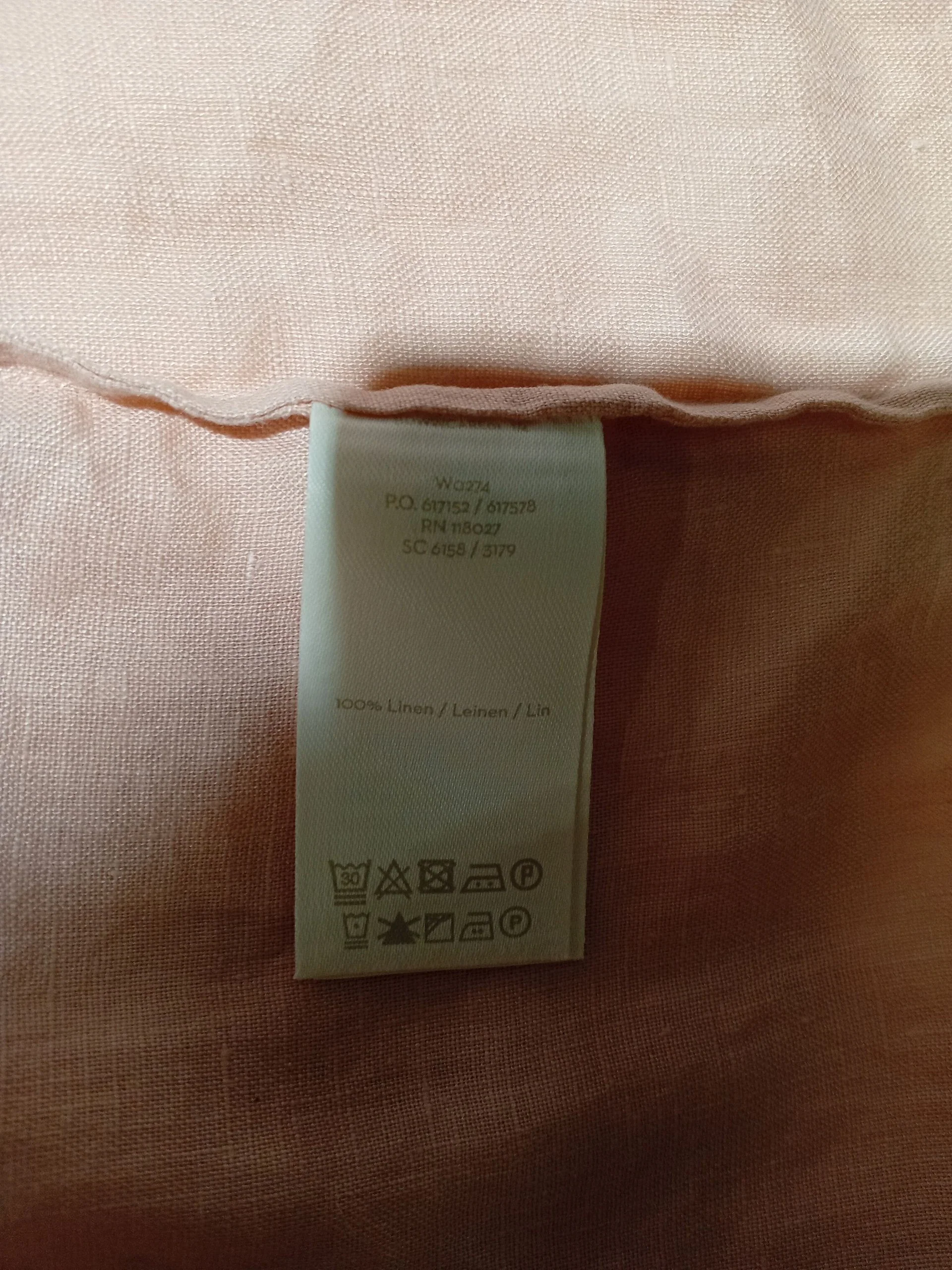 Boden Women's Shirt UK 12 Pink 100% Linen Long Sleeve Collared Basic - Image 6