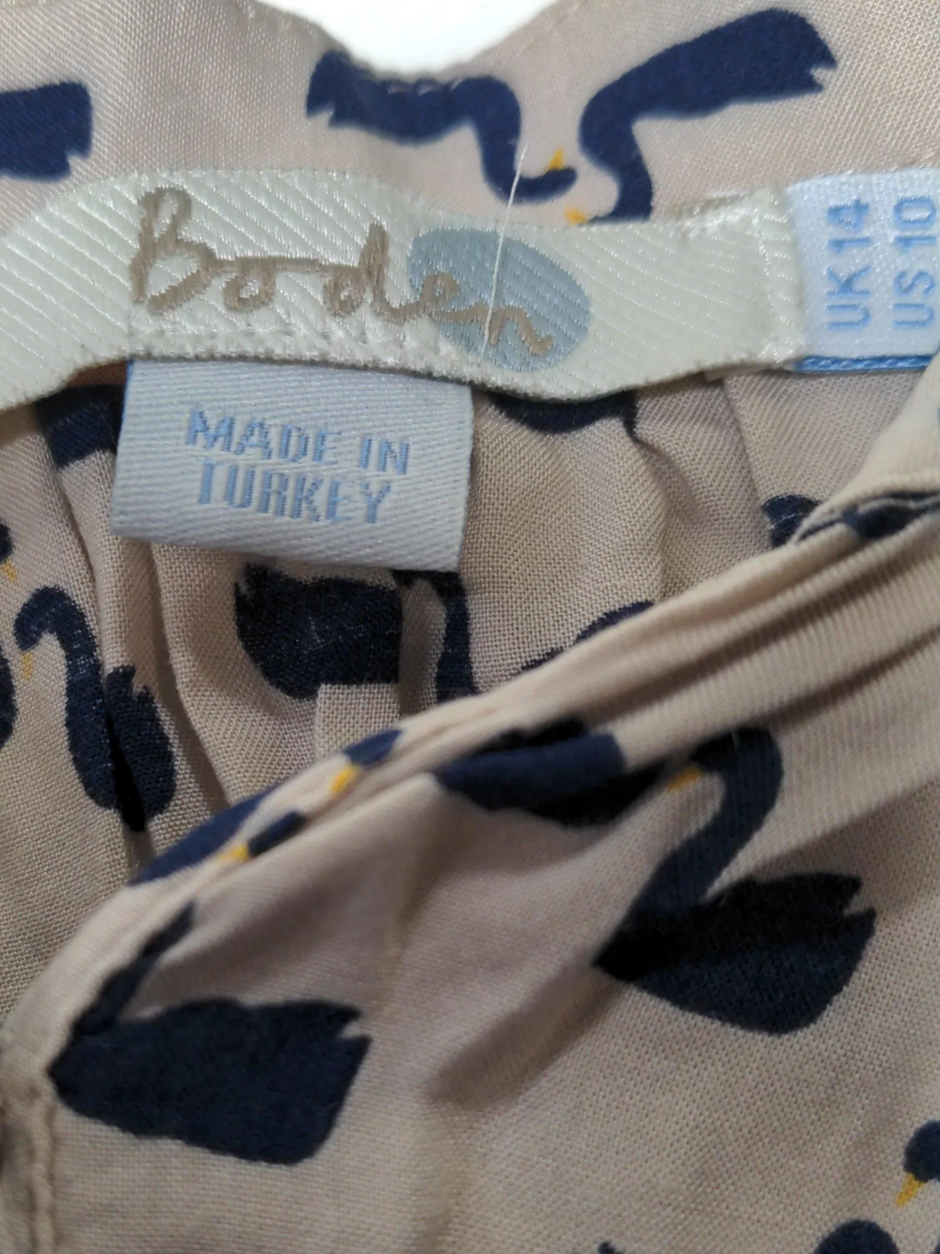 Boden Women's Shirt UK 14 Cream 100% Viscose Basic - Image 5