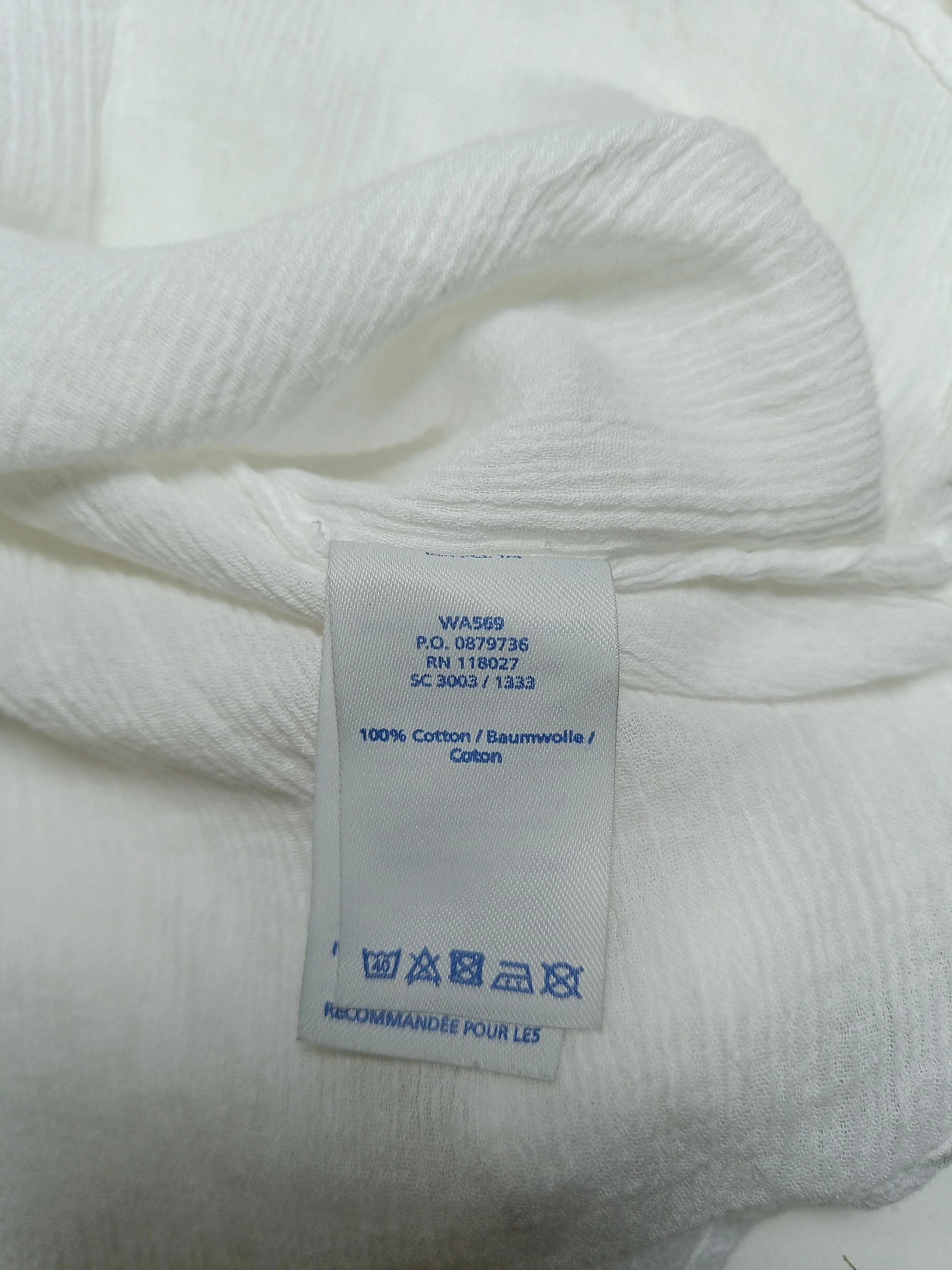Boden Women's Shirt UK 14 White 100% Cotton Long Sleeve Collared Basic - Image 6
