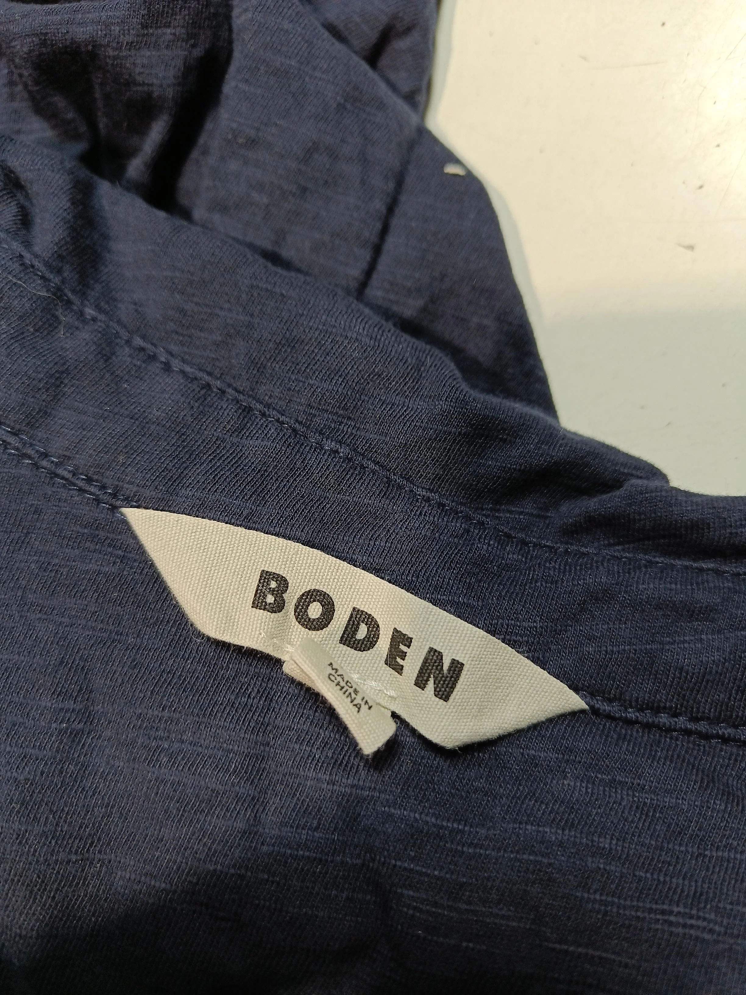 Boden Women's Shirt UK 20 Blue 100% Cotton Long Sleeve Collared Basic - Image 5