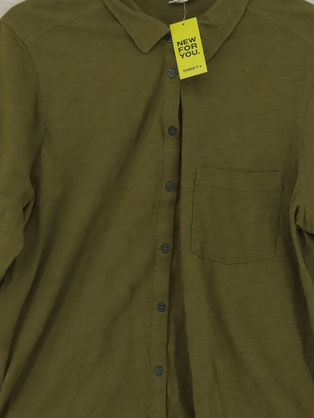 Boden Women's Shirt UK 20 Green 100% Cotton Long Sleeve Collared Basic - Image 3