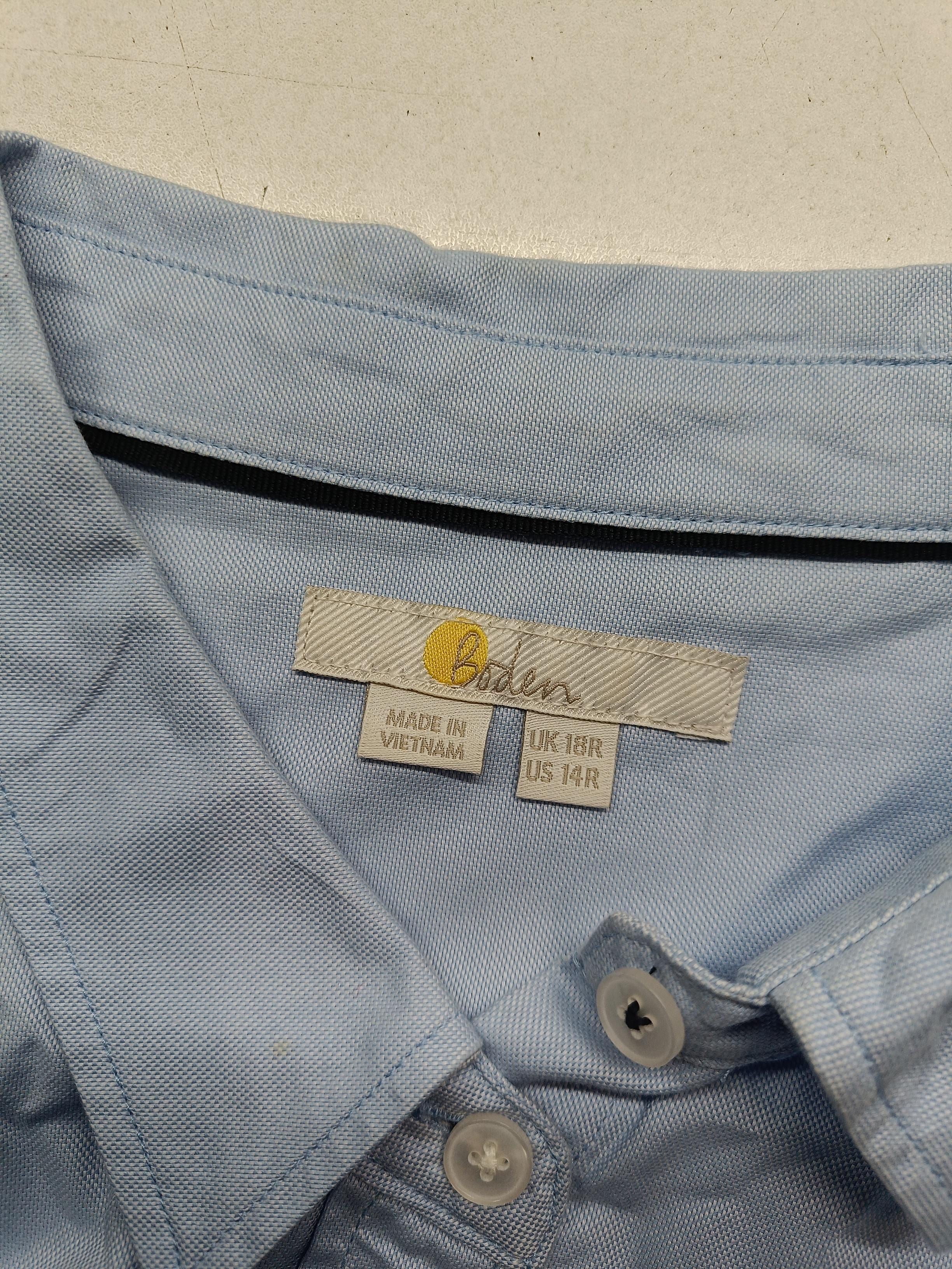 Boden Women's Shirt XL Blue 100% Cotton Long Sleeve Collared Basic - Image 5