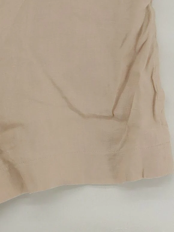 Boden Women's Shorts L Cream 100% Linen Mom - Image 4