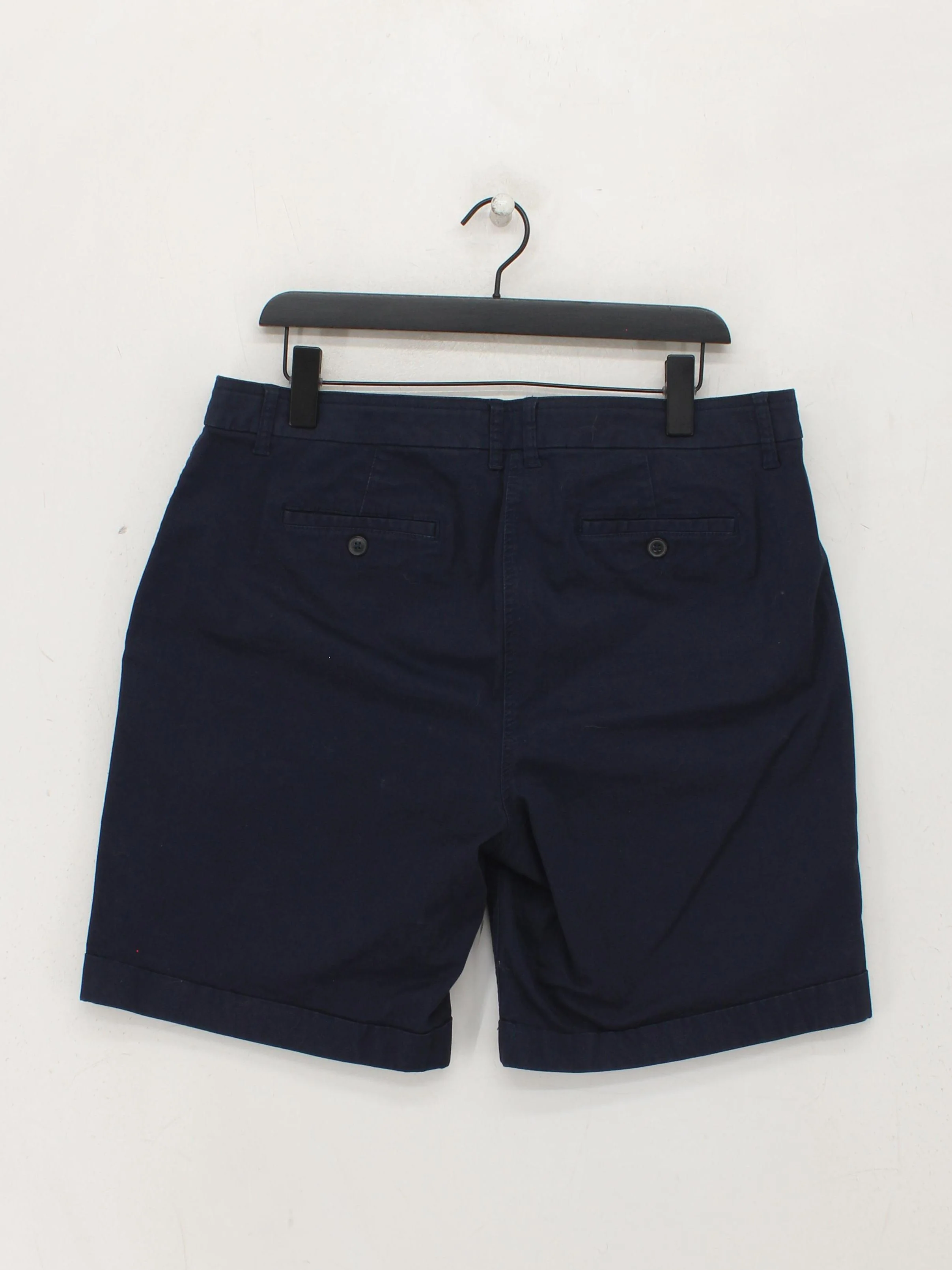 Boden Women's Shorts UK 16 Blue Cotton with Elastane Mom - Image 2