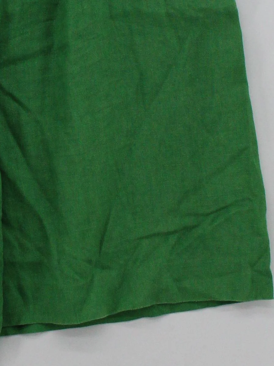 Boden Women's Shorts UK 18 Green 100% Linen Cargo - Image 4