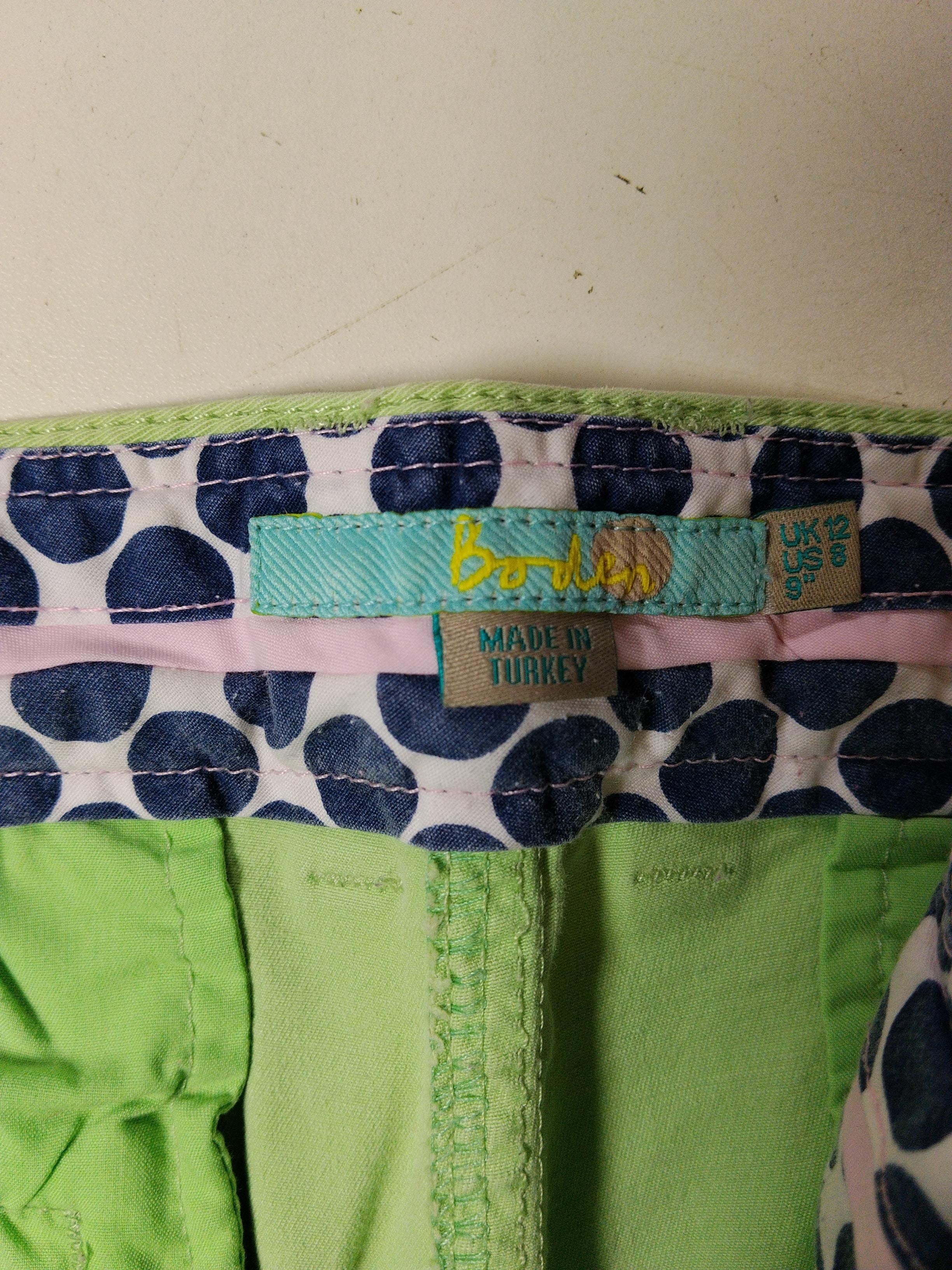 Boden Women's Shorts UK 36 Green Cotton with Elastane Cut-Off - Image 5