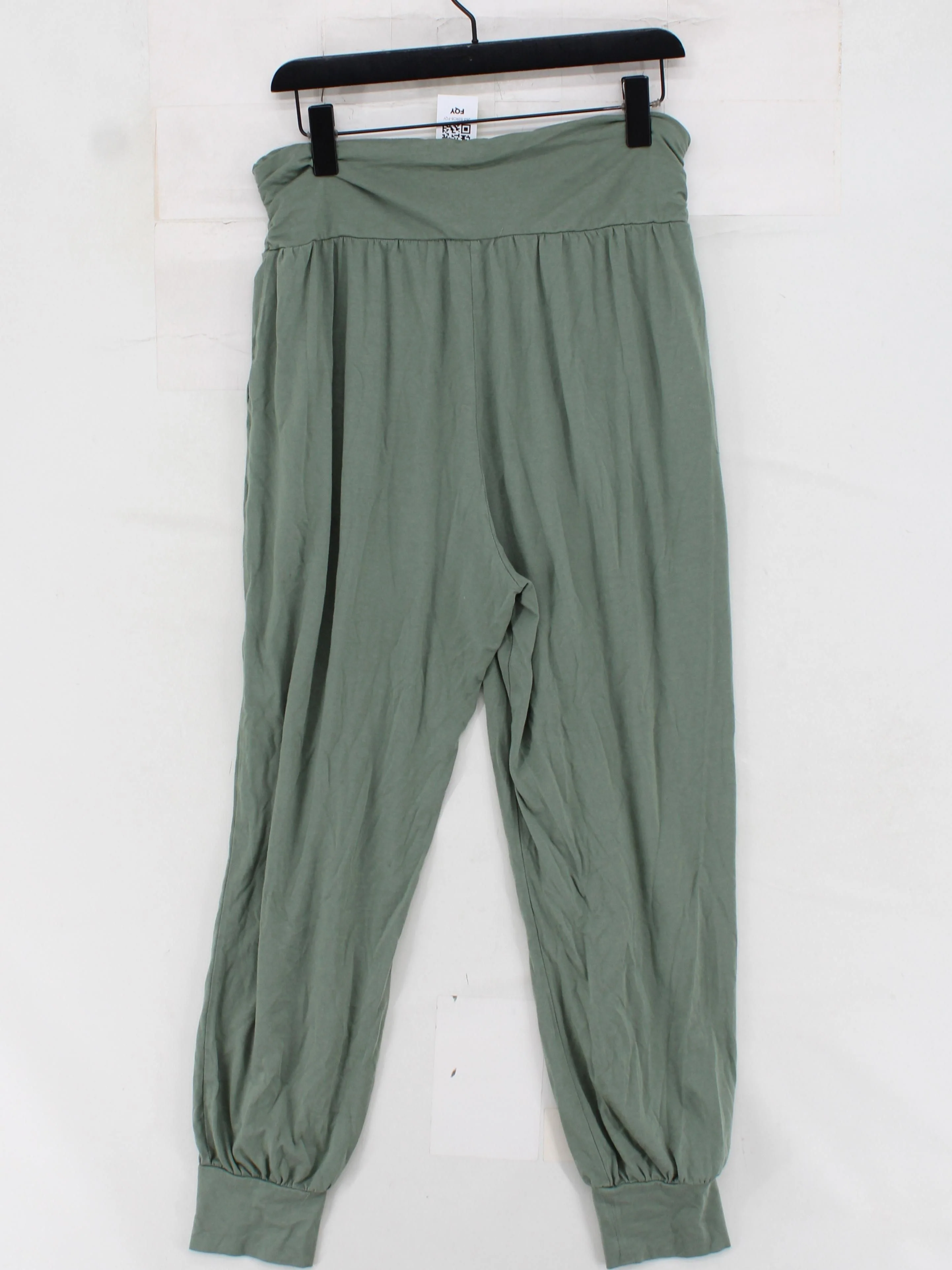 Boden Women's Sports Bottoms UK 14 Green Cotton - Image 2