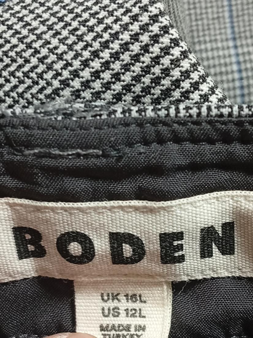 Boden Women's Suit Trousers UK 16 Grey Wool with Elastane, Polyester Dress Pants - Image 5