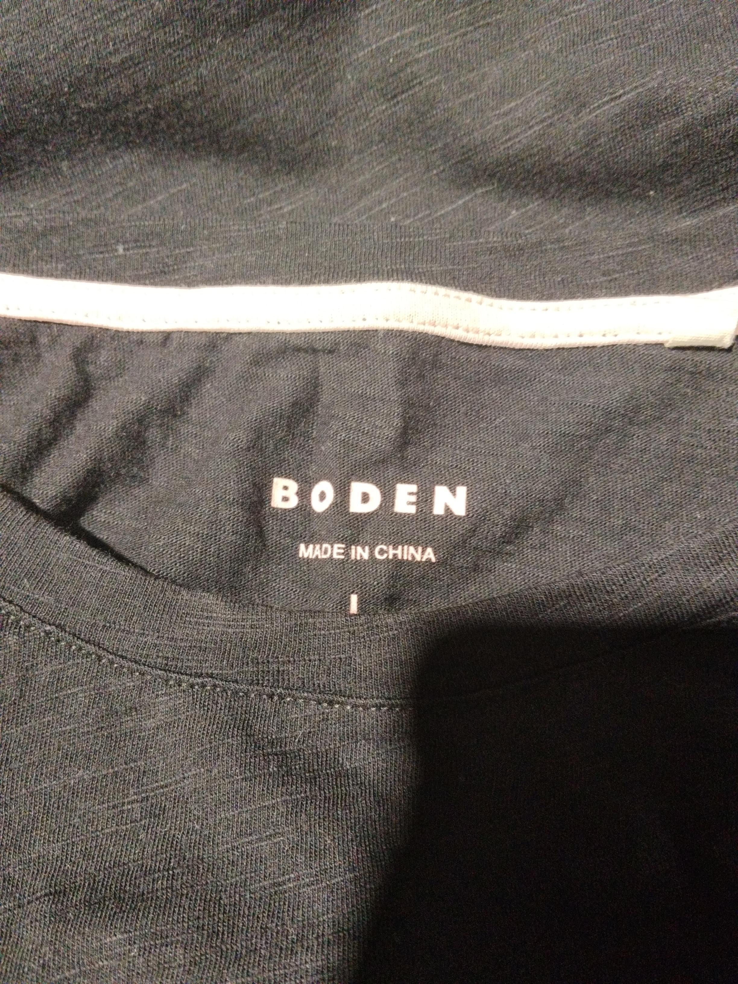 Boden Women's T-Shirt L Black 100% Cotton Short Sleeve Round Neck Basic - Image 5