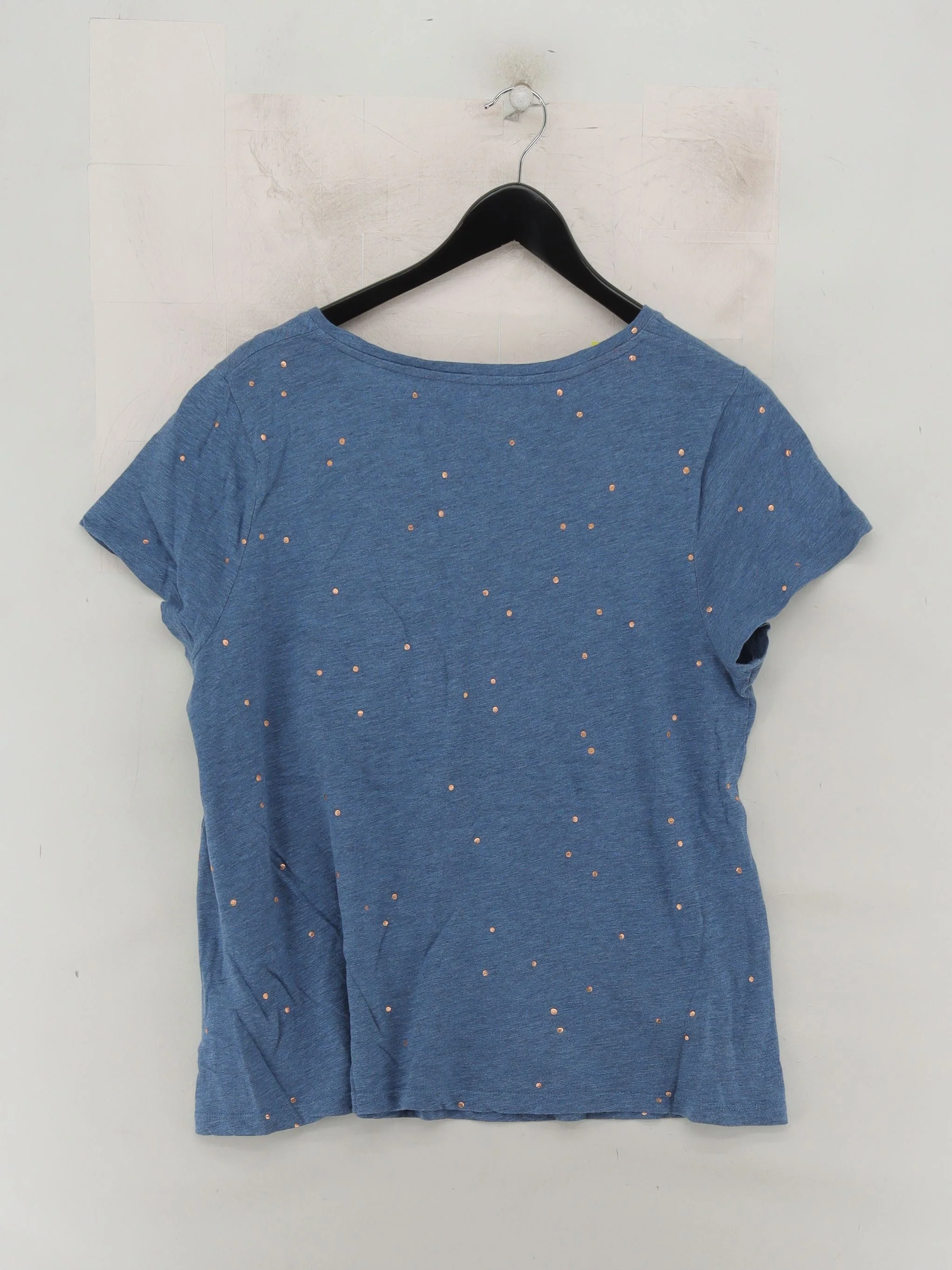 Boden Women's T-Shirt L Blue Graphic 100% Cotton Short Sleeve Round Neck Basic - Image 2