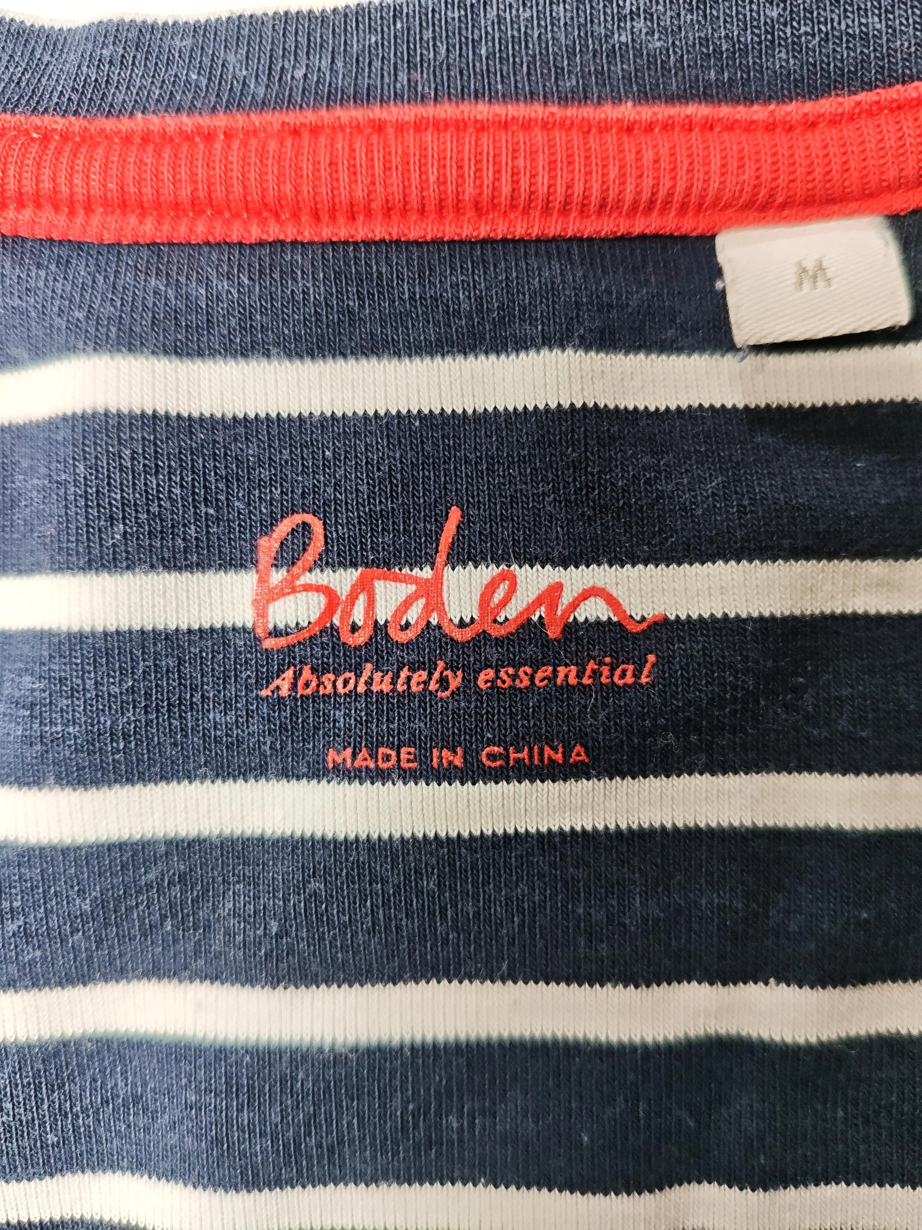 Boden Women's T-Shirt M Blue Cotton with Elastane Basic - Image 5