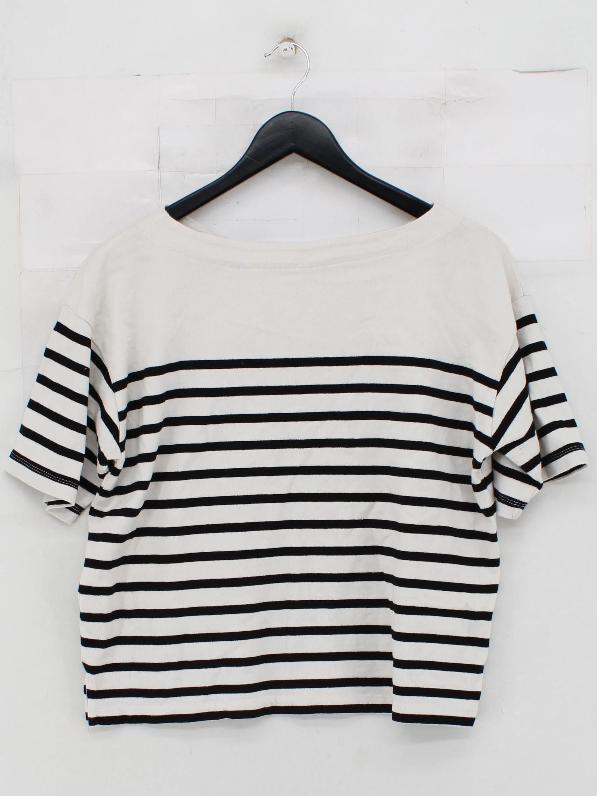 Boden Women's T-Shirt M Multi Striped 100% Cotton Short Sleeve Round Neck Basic - Image 2