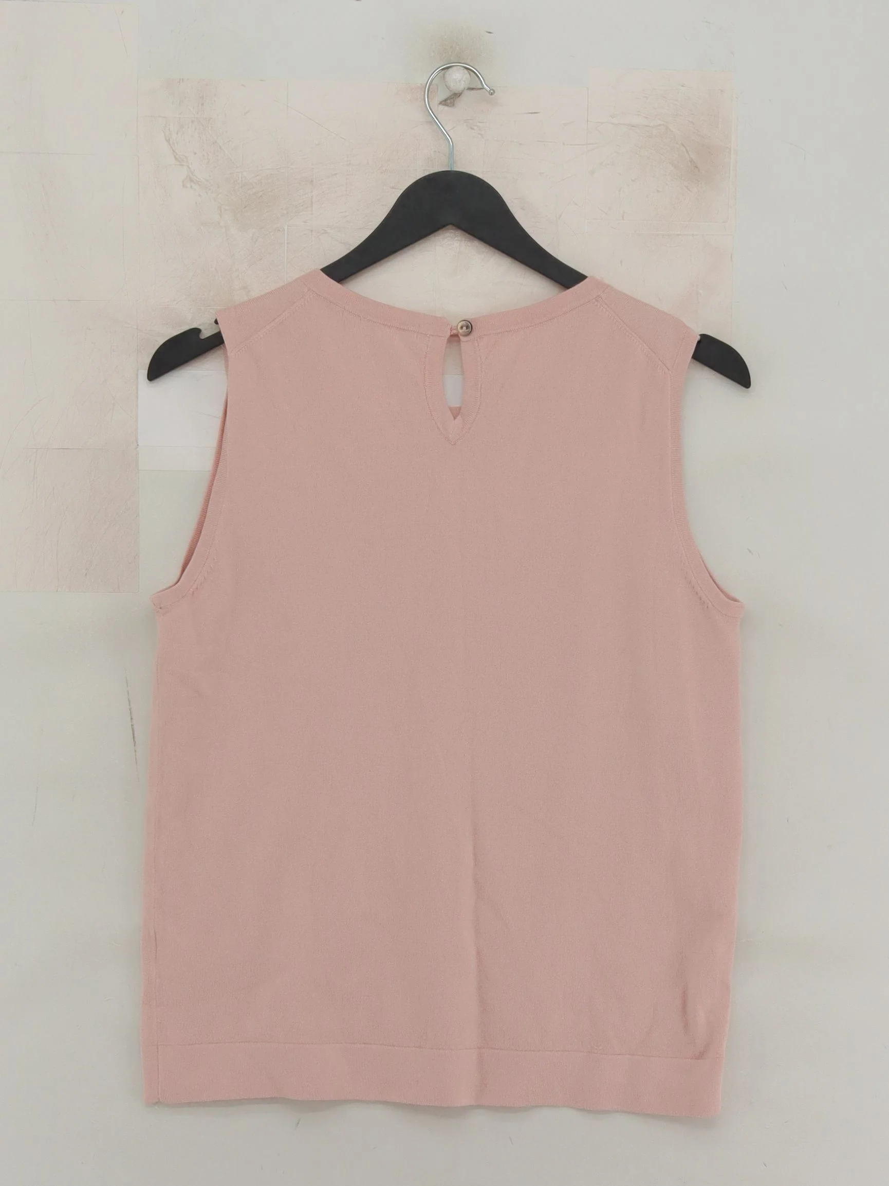 Boden Women's T-Shirt M Pink Cotton with Polyamide, Elastane Basic - Image 2