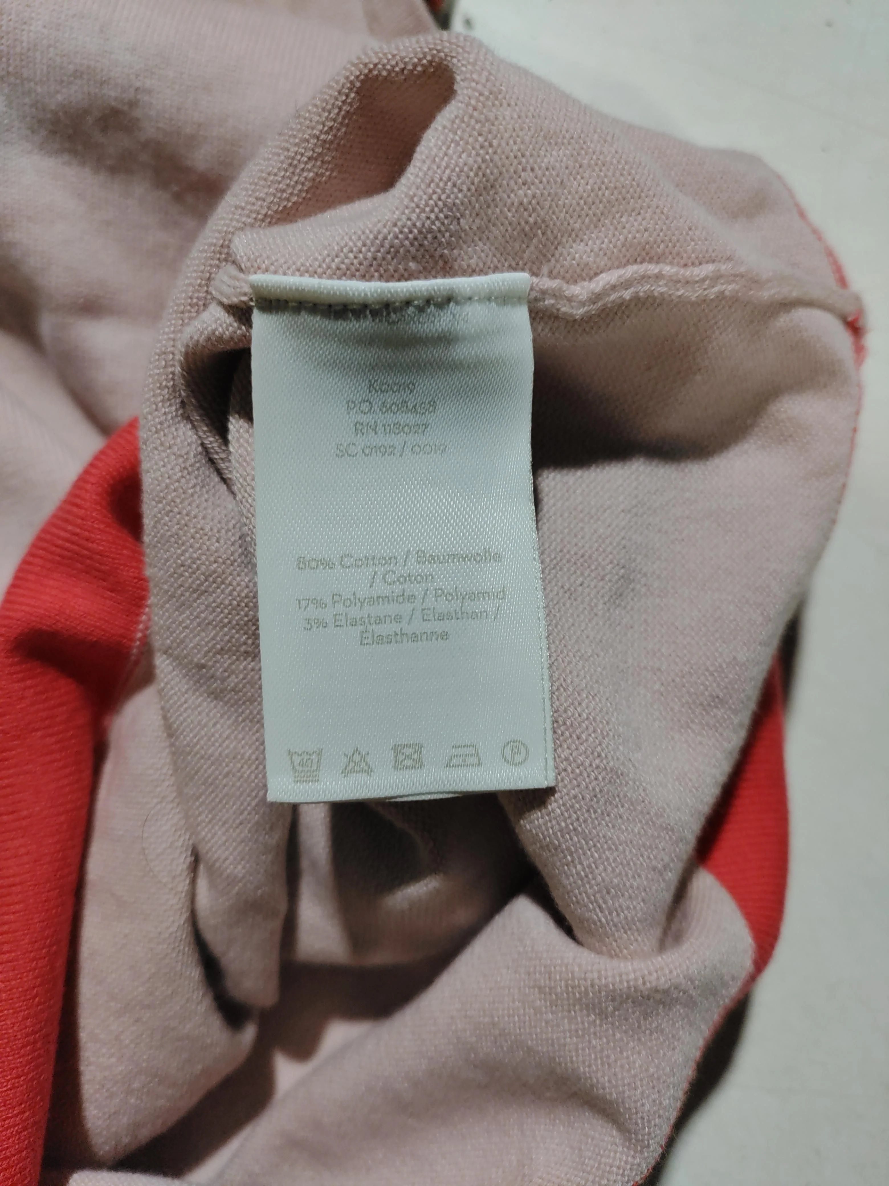 Boden Women's T-Shirt M Pink Cotton with Polyamide, Elastane Basic - Image 6