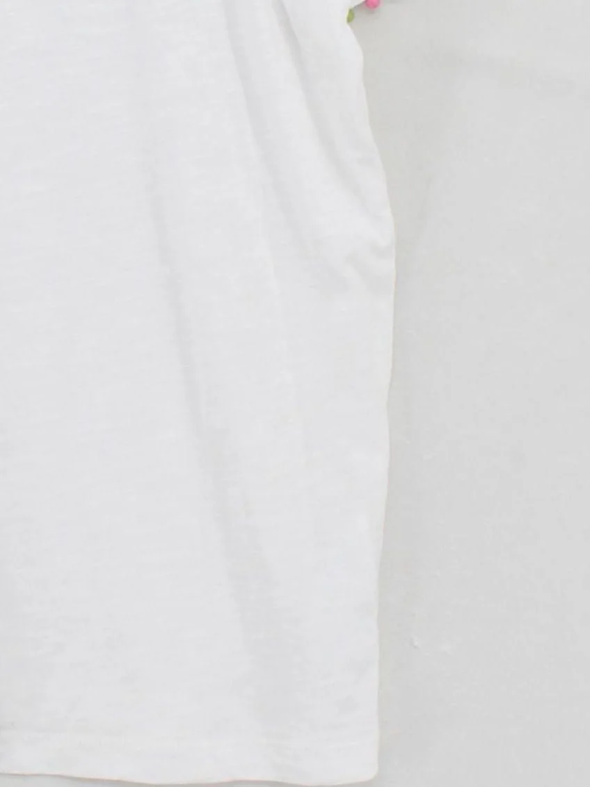 Boden Women's T-Shirt M White 100% Cotton Basic New with tags - Image 4